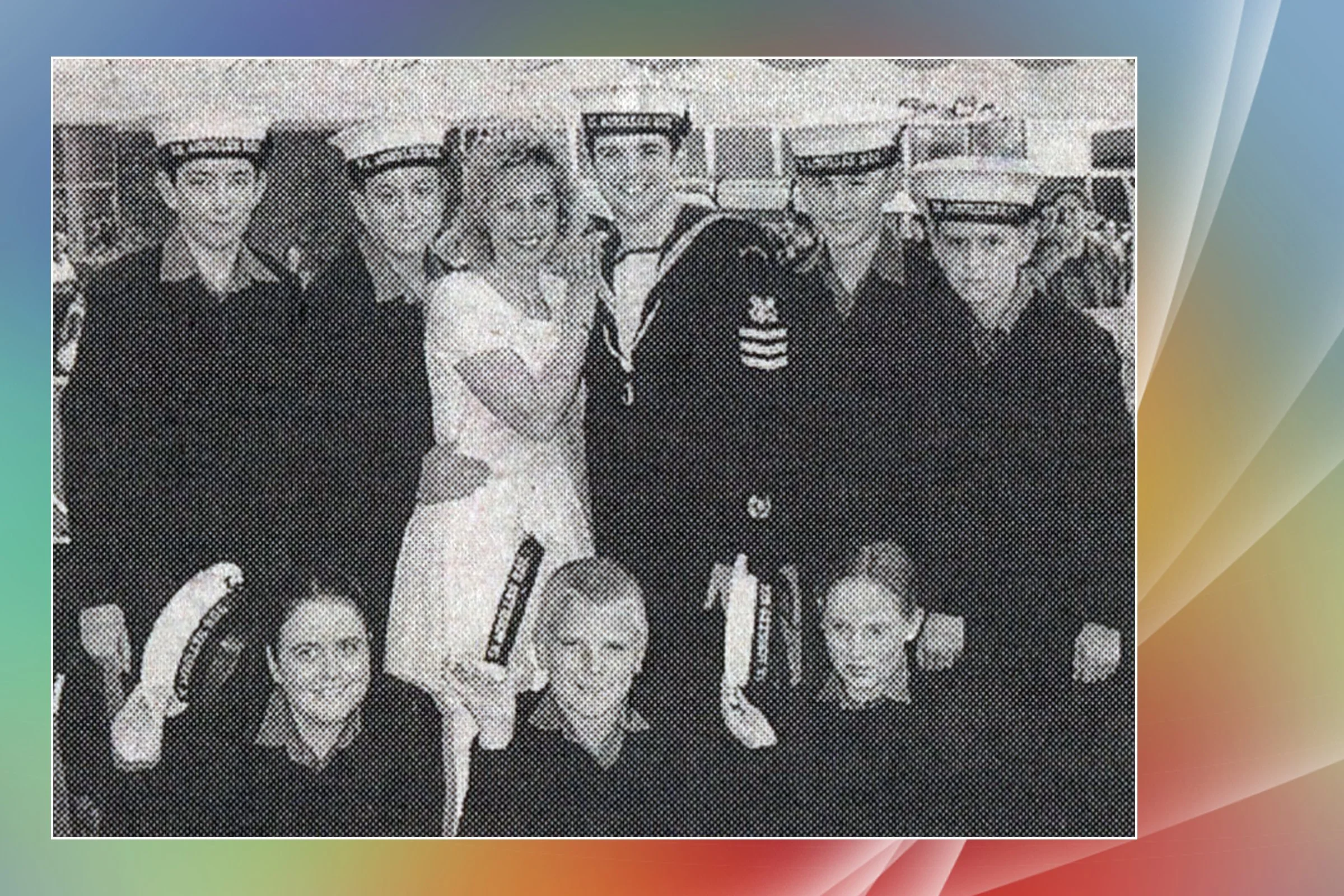 TS Achilles Sea Cadets with Carnival Queen Loretta Bottle