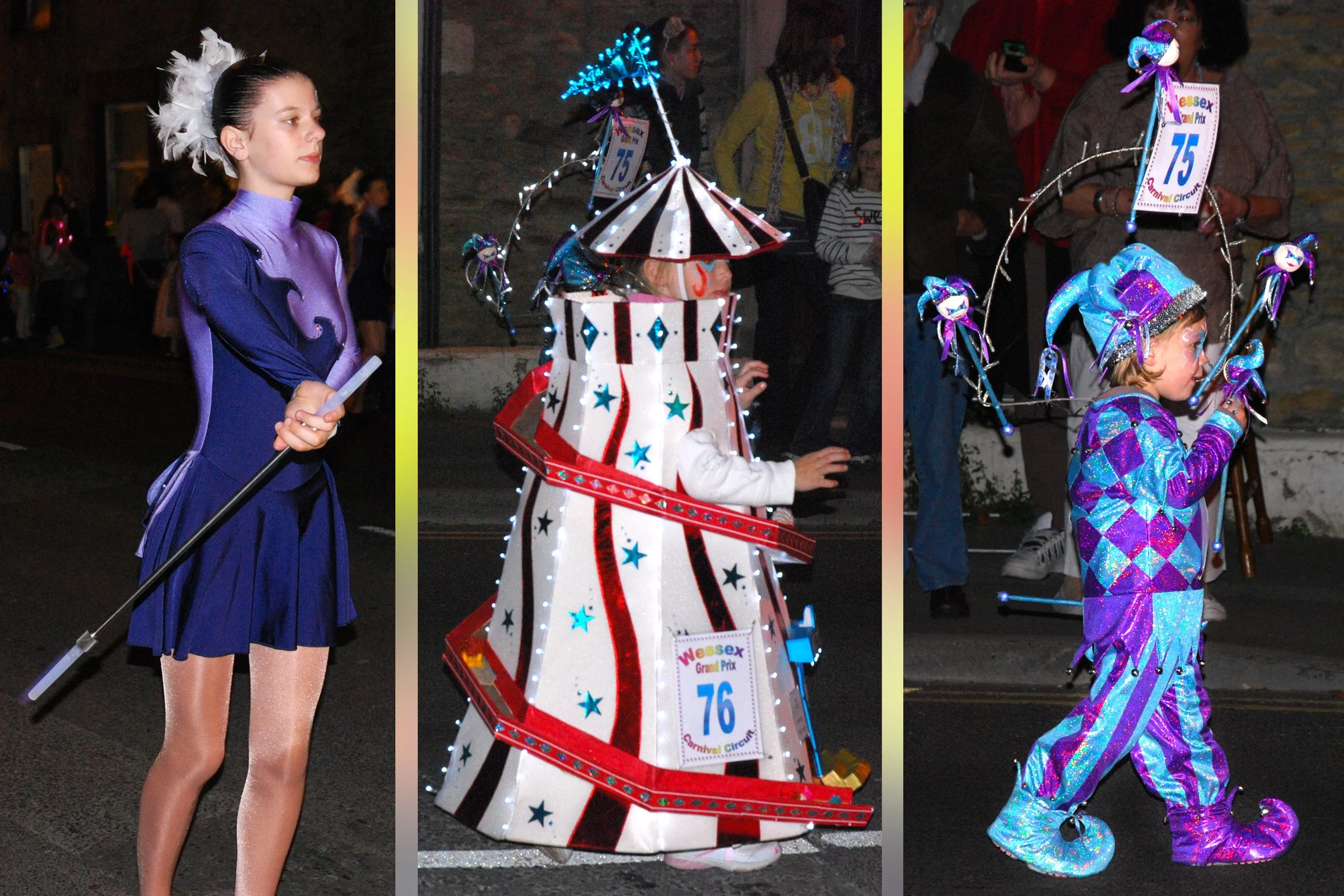 Majorette; Helter Skelter - Izzy Wheeler; Juggling Jester - Lottie Wheeler