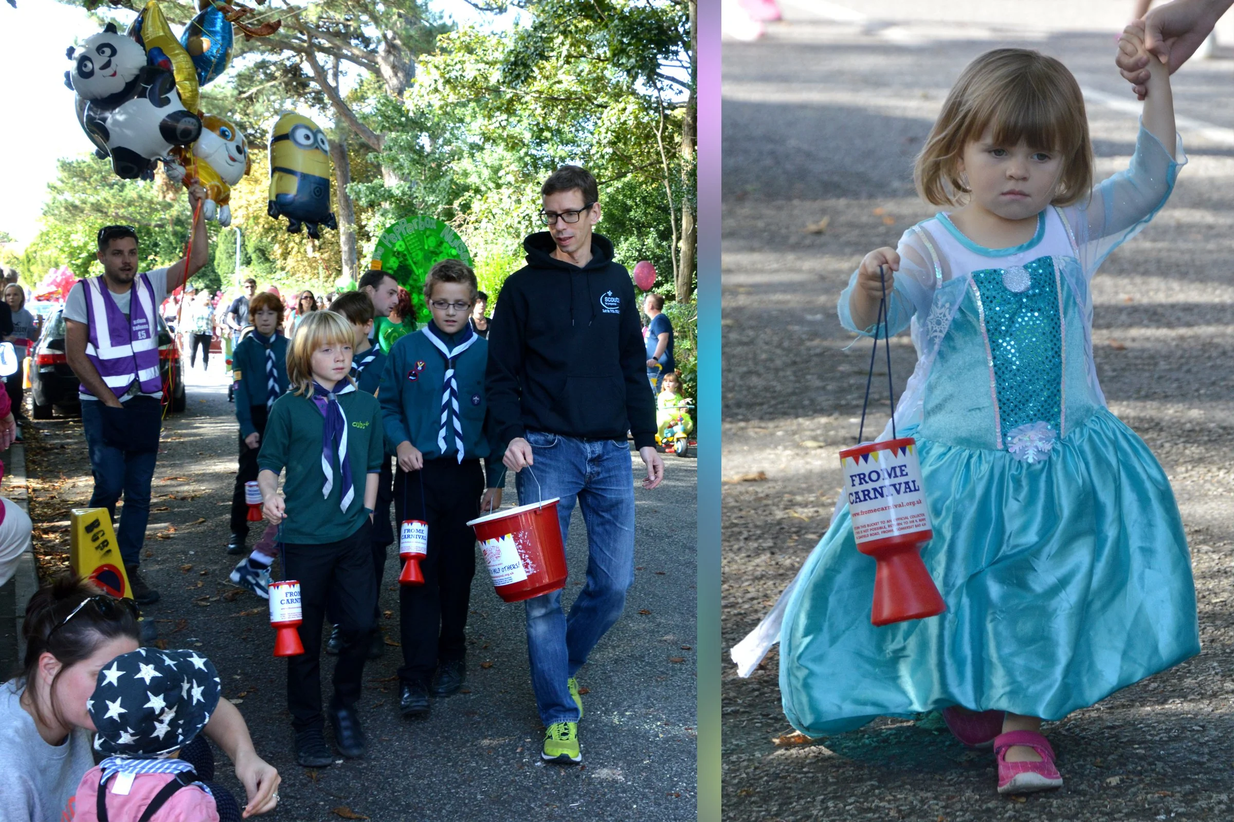 Carnival collectors , Scout Group and Princess