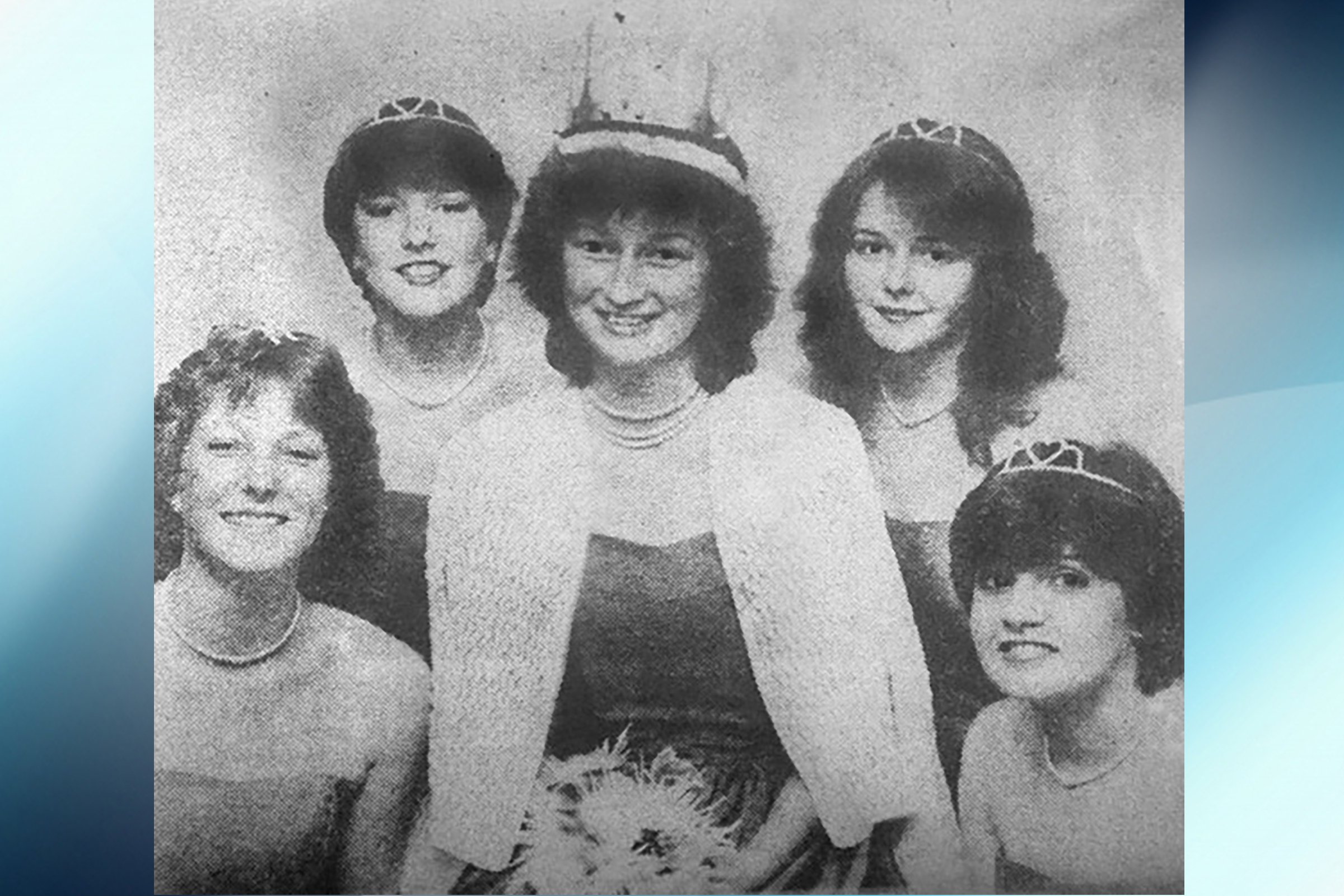  BEVERLEY SOAMES  with JOANNE BARNES, NICOLA DAVIES, GINA O'CONNOR, LISA CABOT 1982