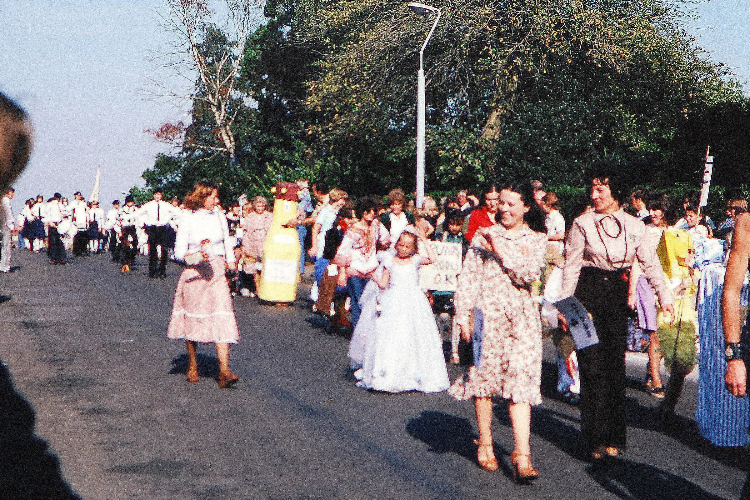 Children's procession on route