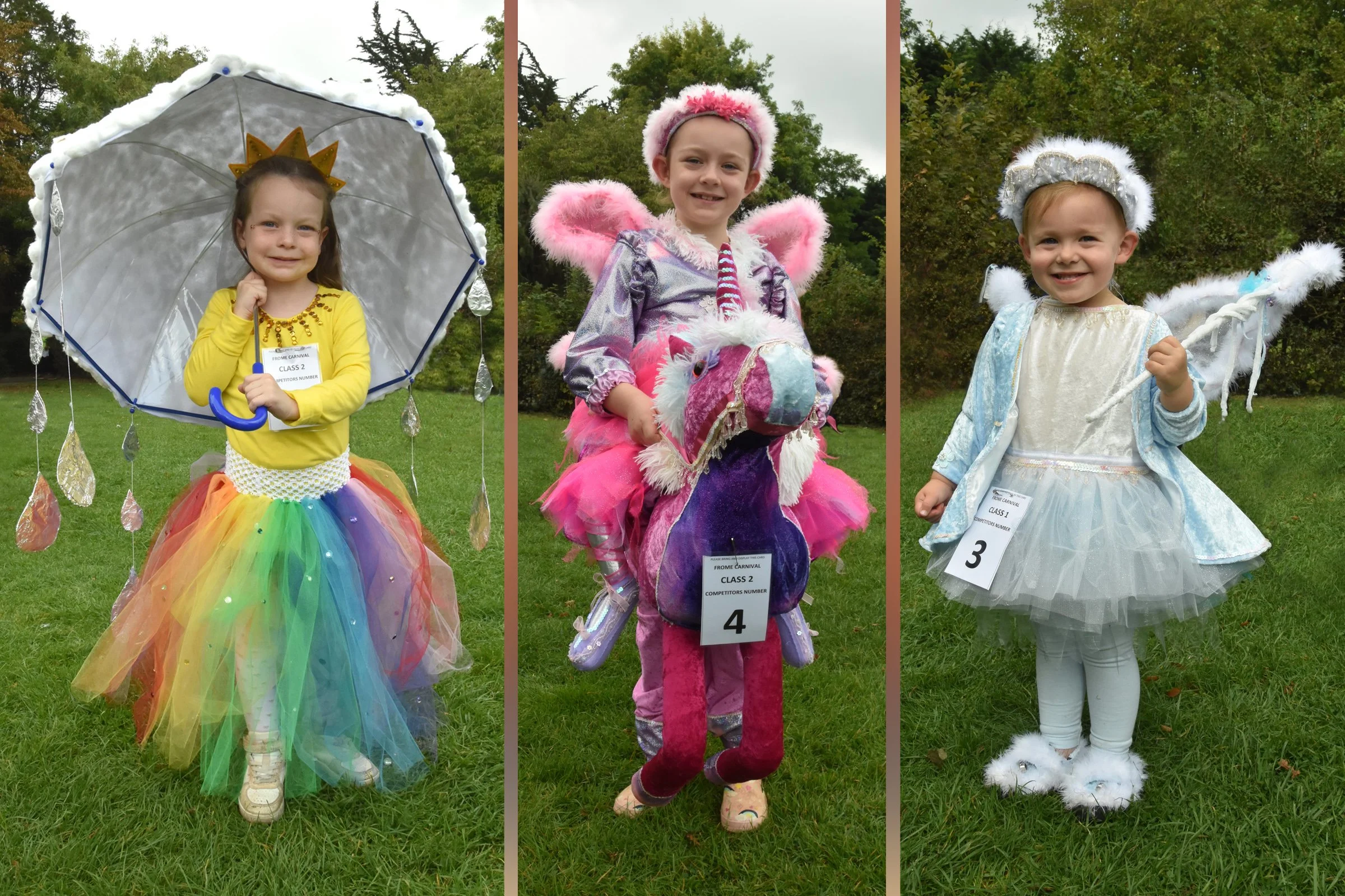 Smile Whatever the Weather - Lola Rae; Sayuri The Unicorn Fairy - Lily Streets; Tryamon Fairy Princess - Sophie Streets