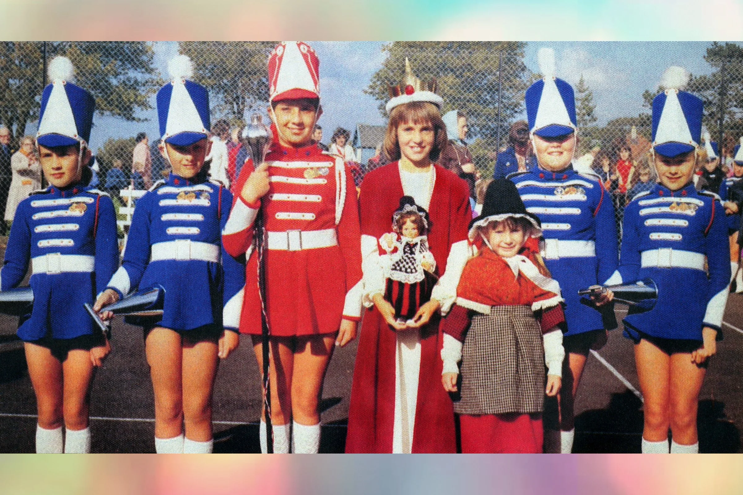  NICOLA  at Carnival prize giving in Victoria Park 1974