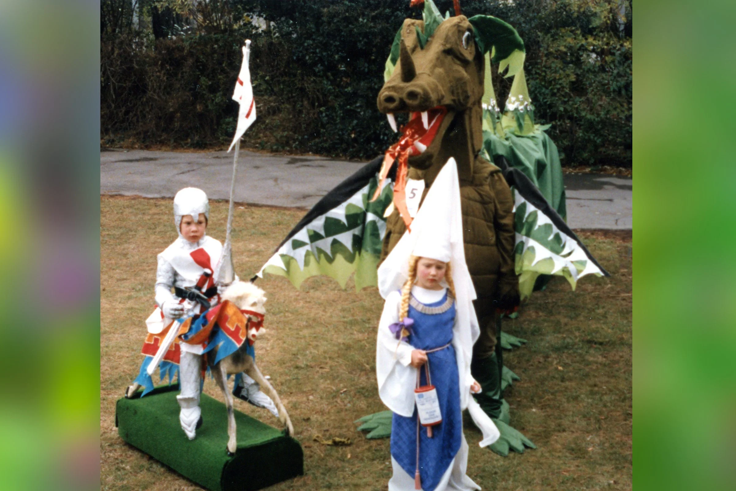 St George, Dragon & Damsel in Distress - Hatton-Brown Family