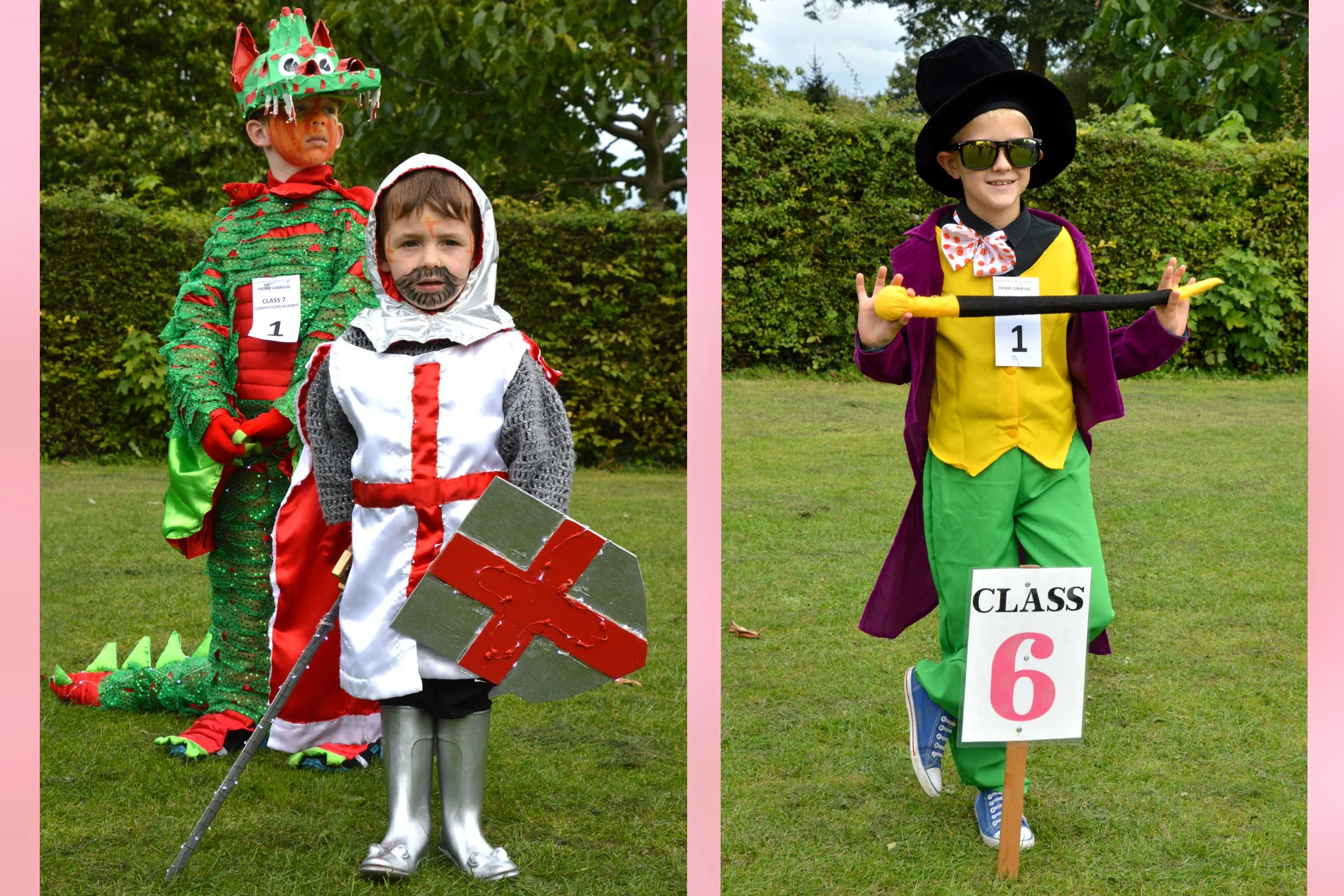 George & the Dragon - Alfred & Oscar Penny; Mr Willie Wonka - Oliver Merritt