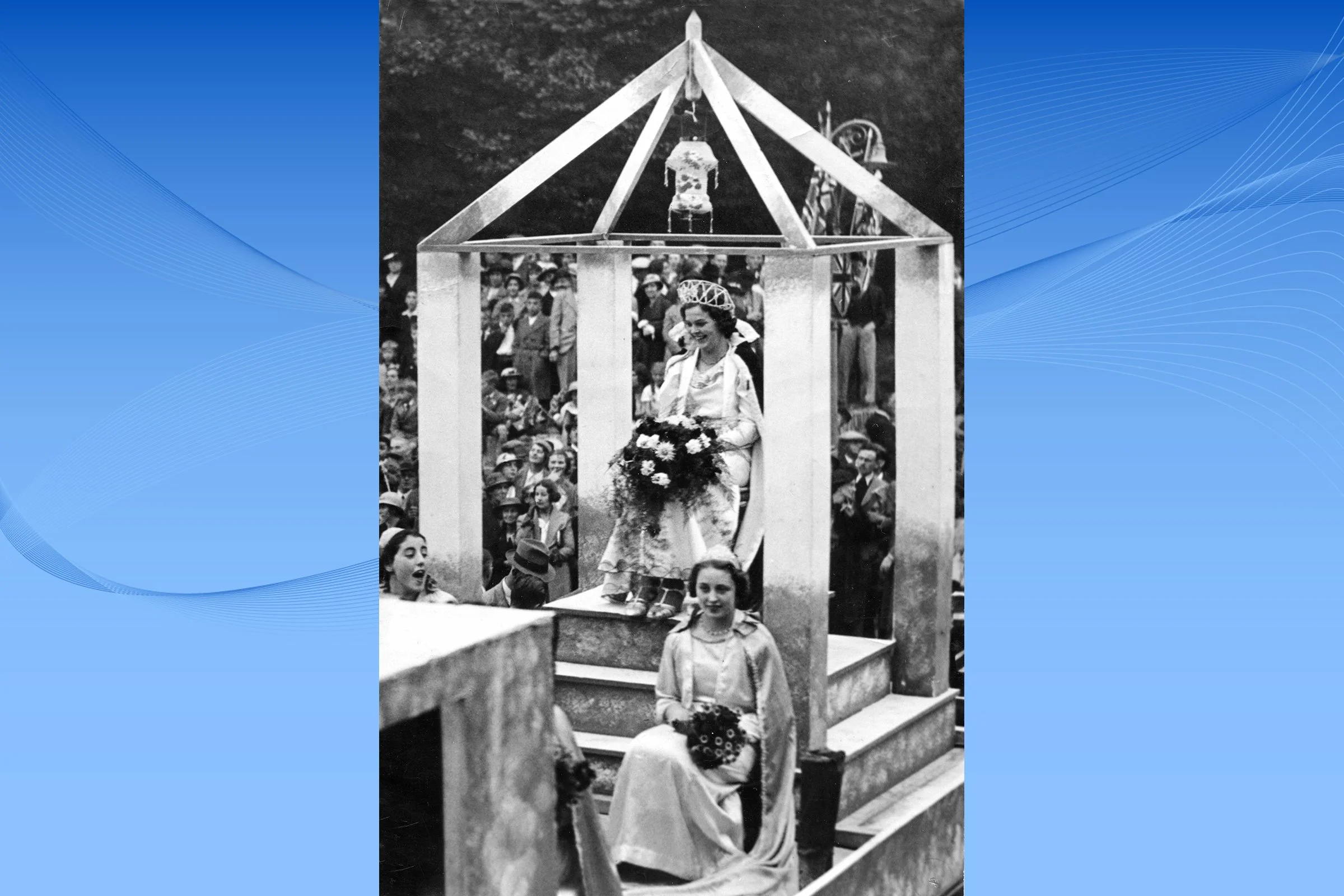  MOLLY  and her attendants in the Carnival Procession 1937