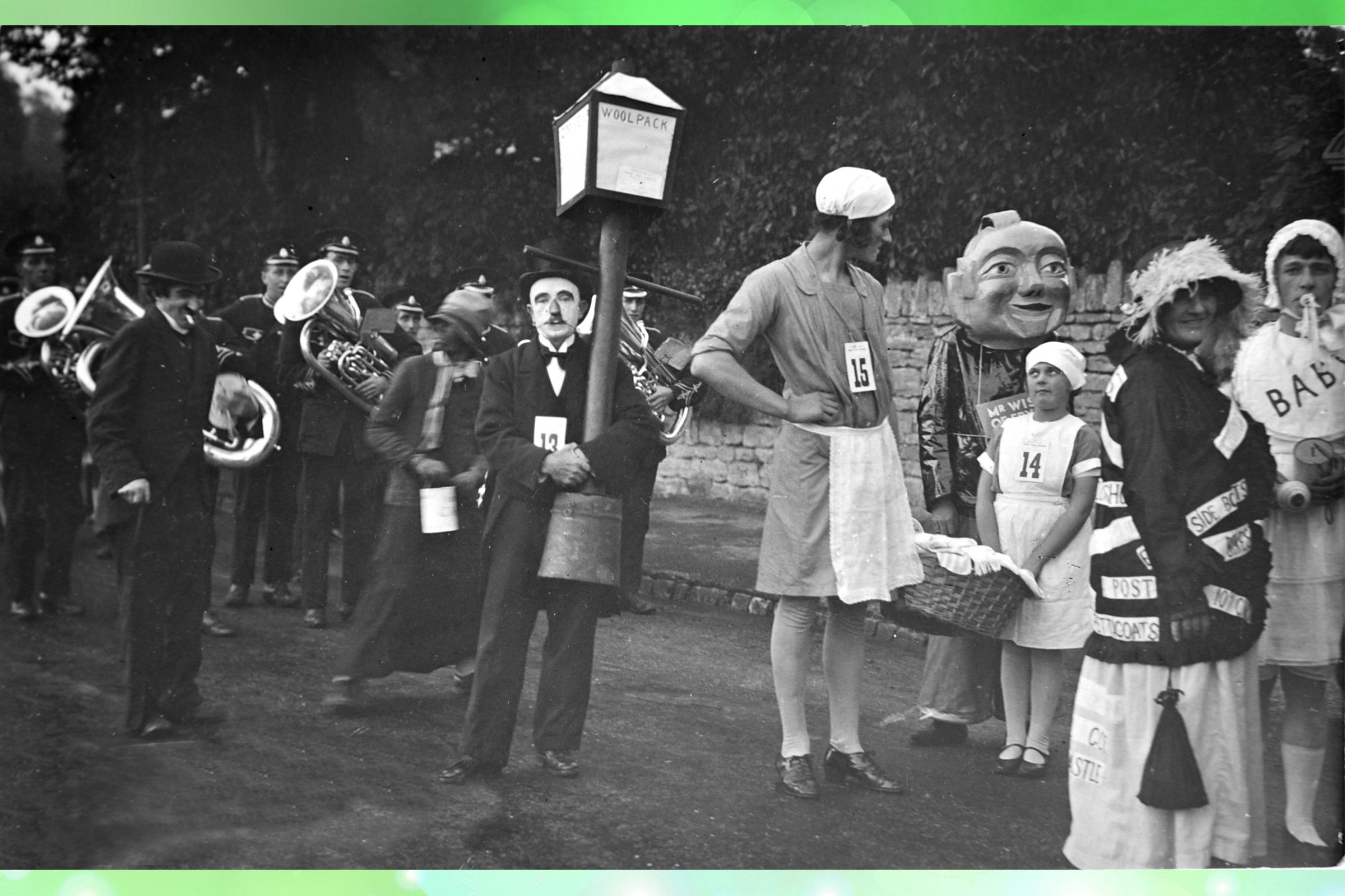 Entries ready to parade