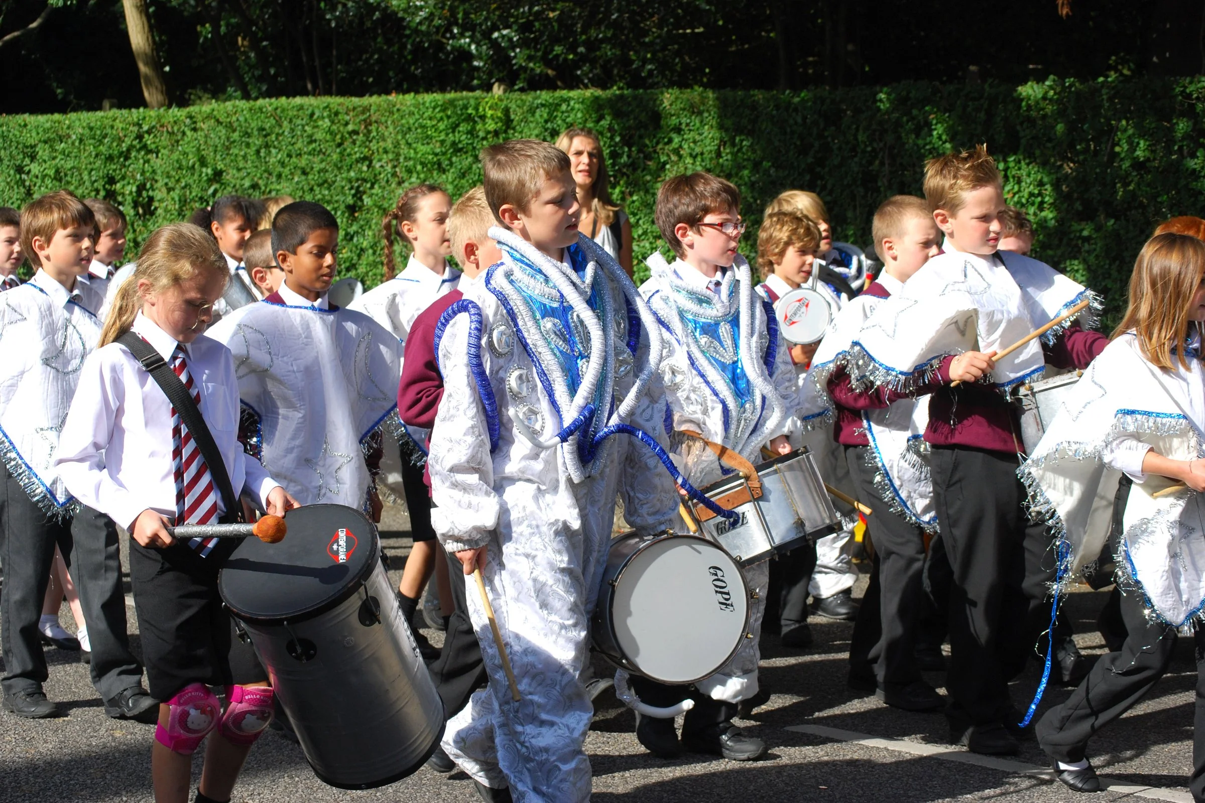 The Oakfield School Samba Workshop Band