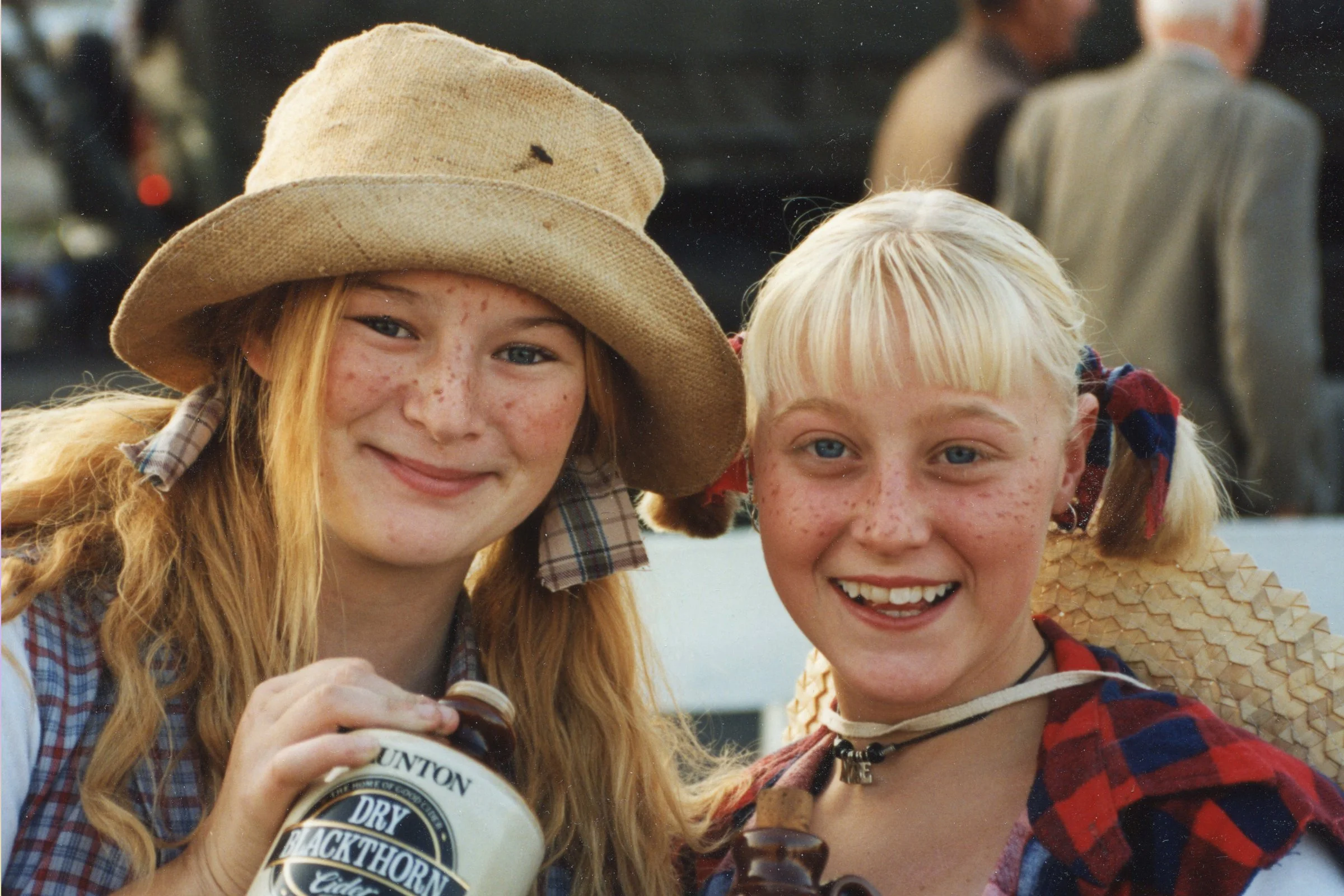 Two Happy Cider Girls