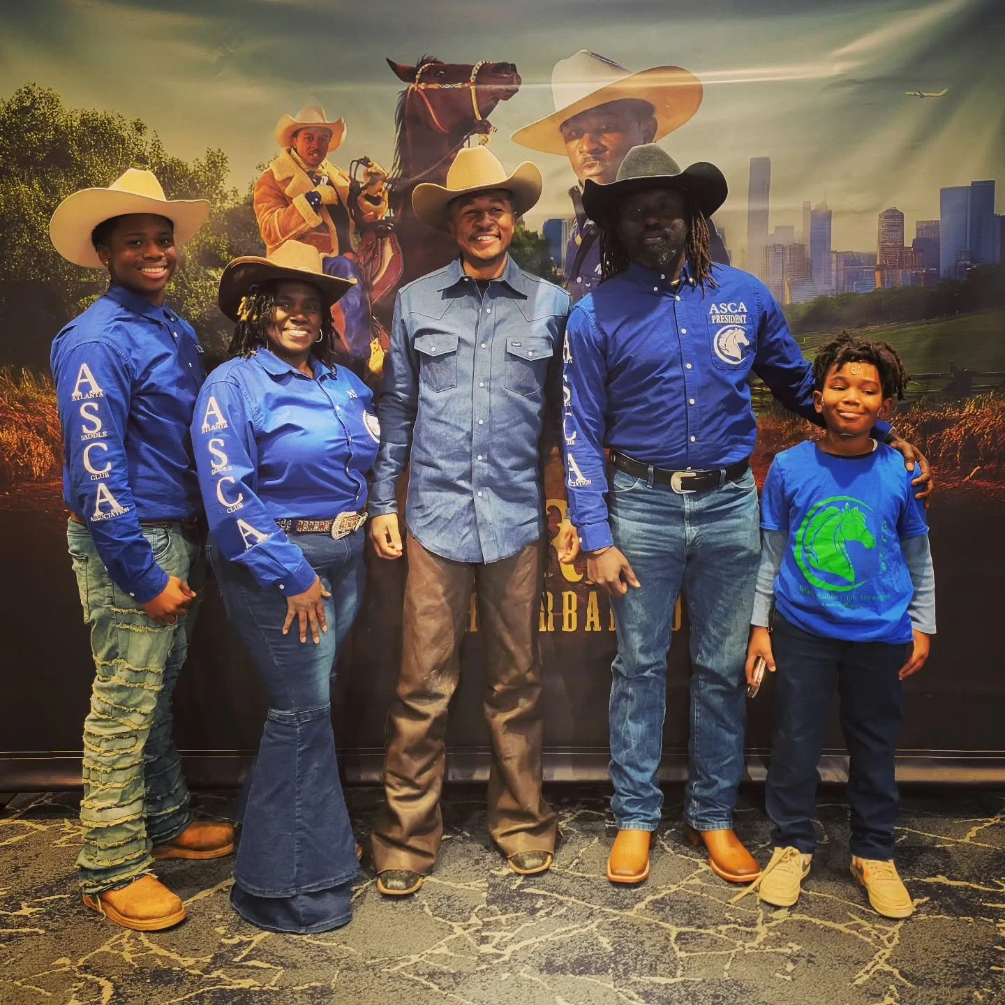 We riders and look out for our own! Appreciate @ascahorsemen for coming out and showing support at our community screening in the city of South Fulton.