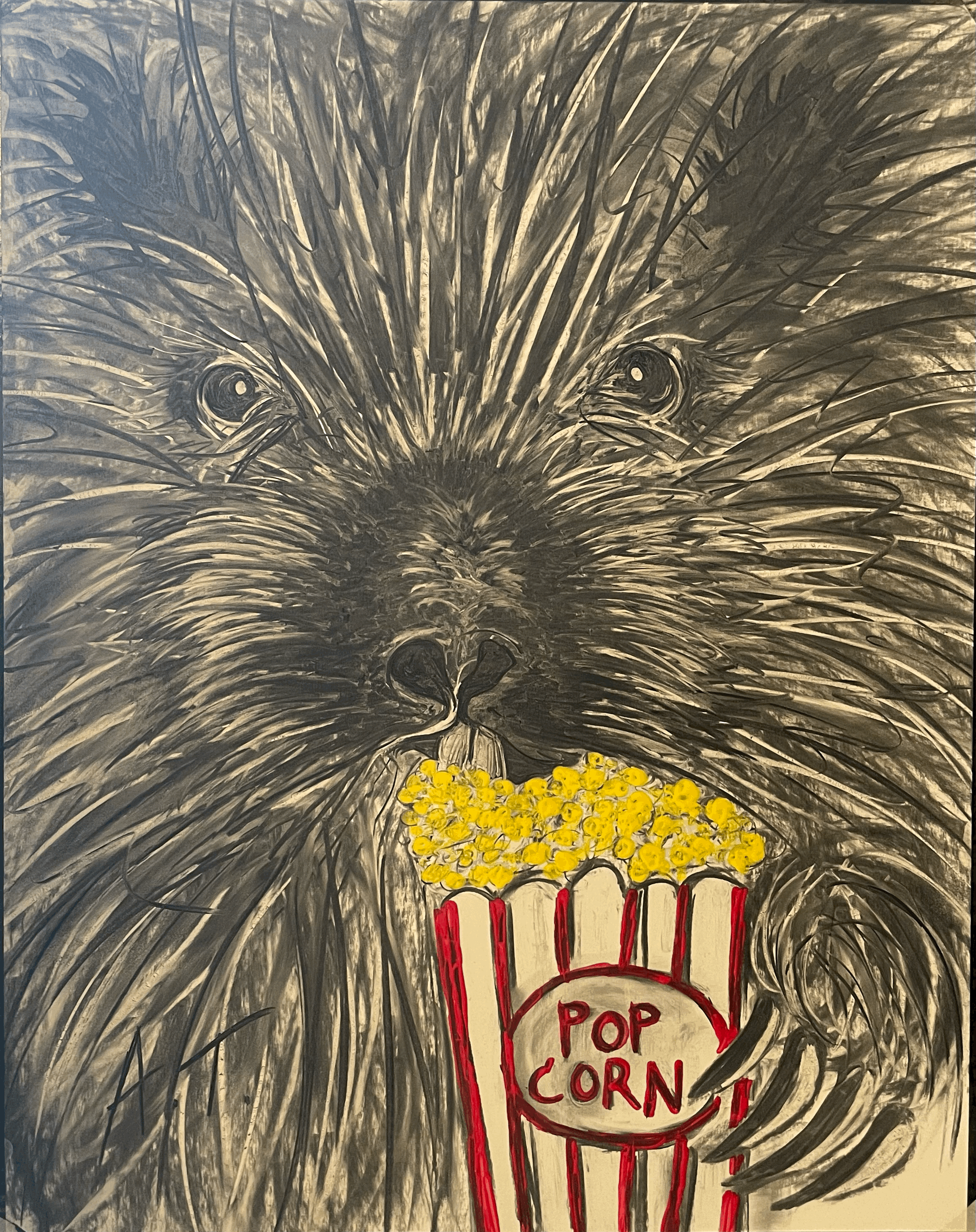 Popcorn Porcupine (At the Movies), 2026. ODD COLLECTION. (Available)