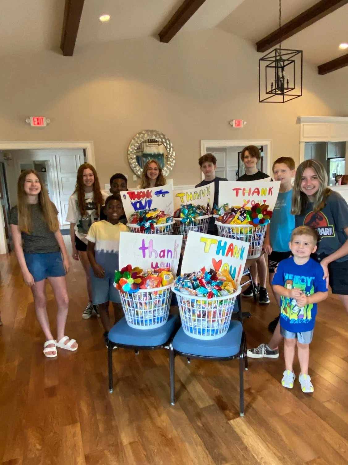 Community Helpers Thank You Baskets