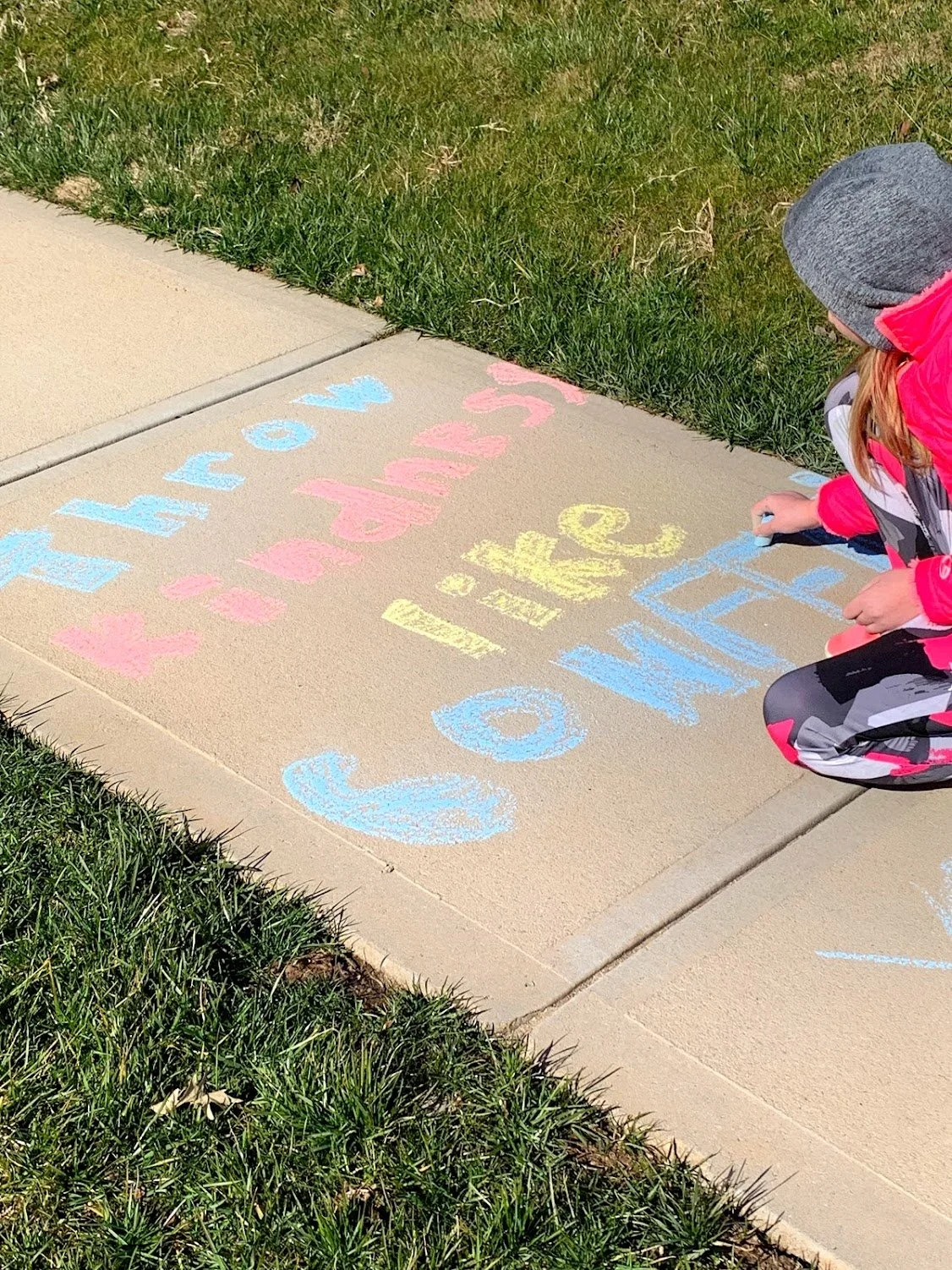 Sidewalk Chalk Affirmations