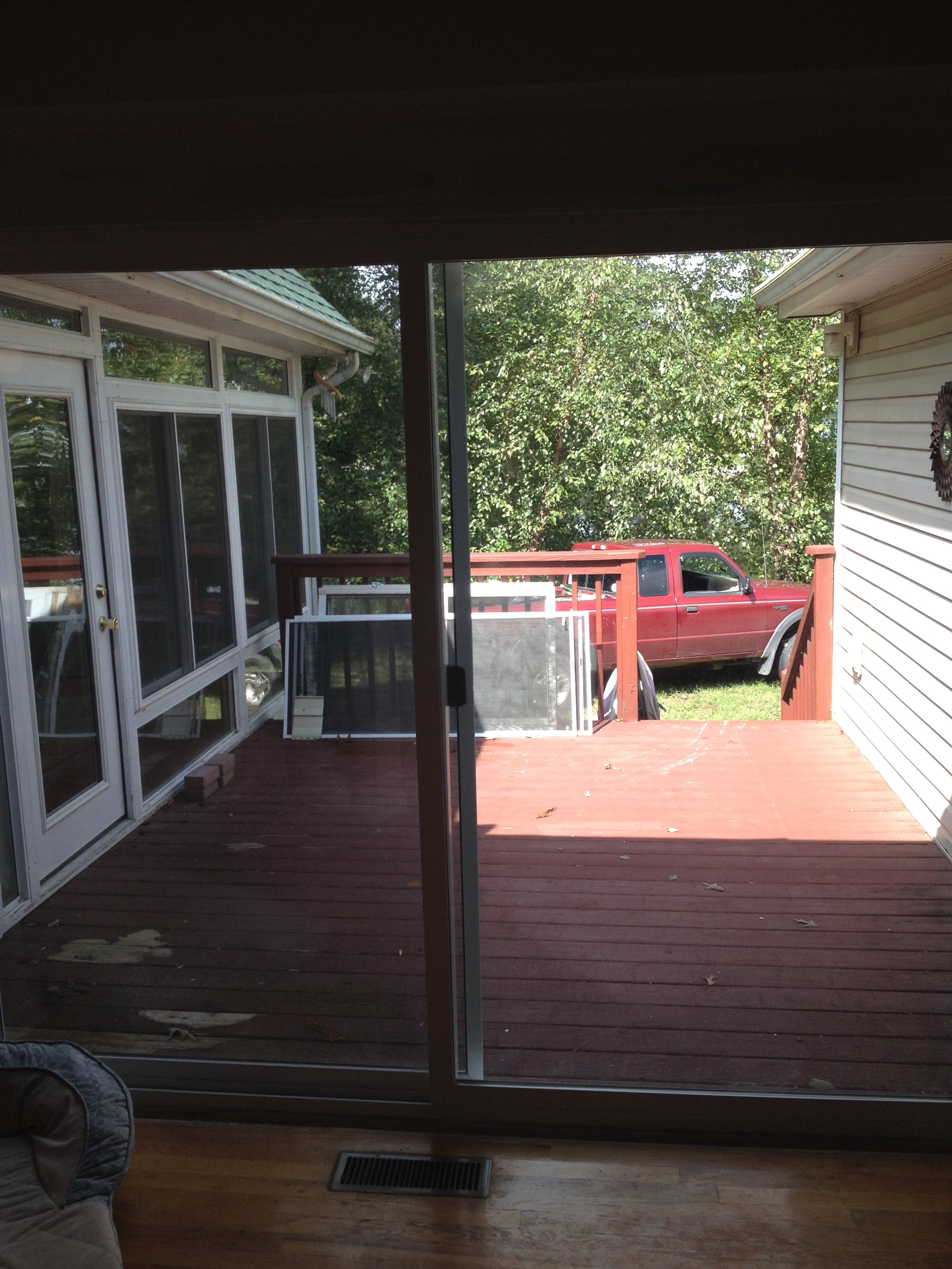 Wall Removal and Sliding Glass Doors Installed.JPG