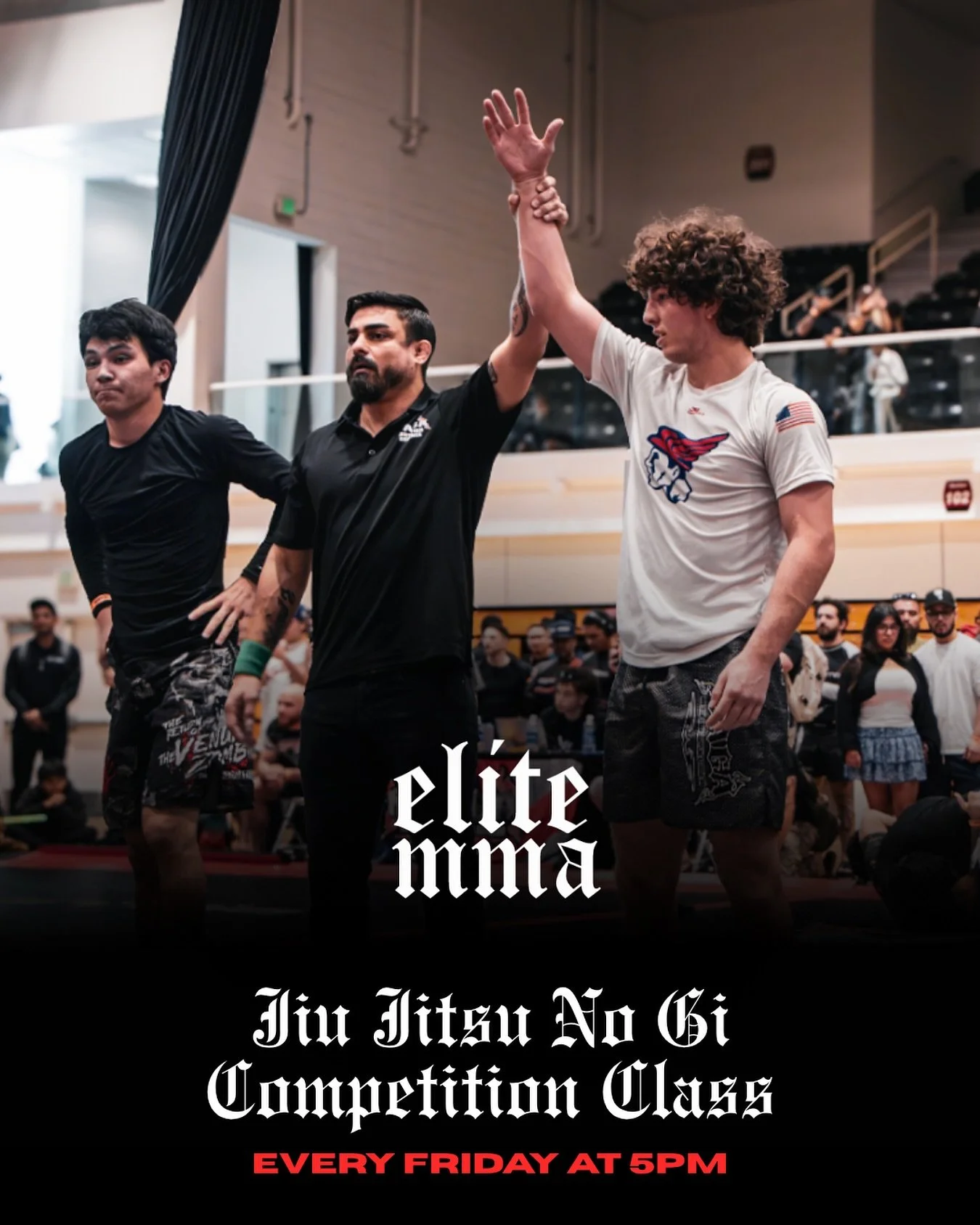 Sharpen your game every Friday night with Coach @kylegkoenig 💥 Every Friday at 5PM come roll.
#elitemma #bjj #nogibjj #westlakevillage #thousandoaks #bjjclass #bjjgym #grapplingtraining #nogi #jiujitsu #bjjtraining #bjjcoach #trainingnight #competi