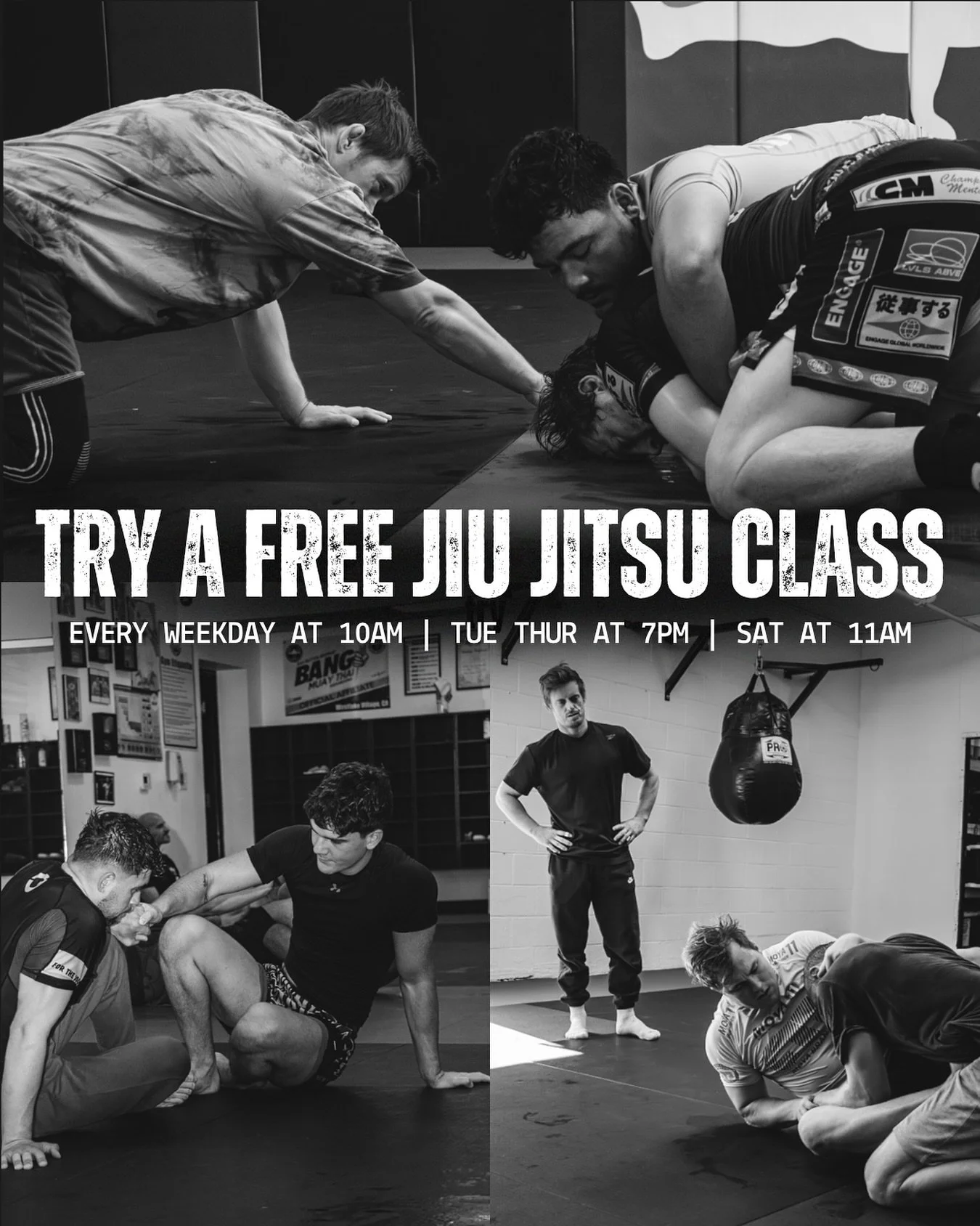 Come roll with us 🤙
No experience needed, just show up, learn, and have fun.
Try your first Jiu Jitsu class free! 
Every weekday at 10am | Tue + Thu at 7pm | Sat at 11am
#bjj #jiujitsu #nogibjj #mma #bjjlife #westlakevillage #thousandoaks #elitemm