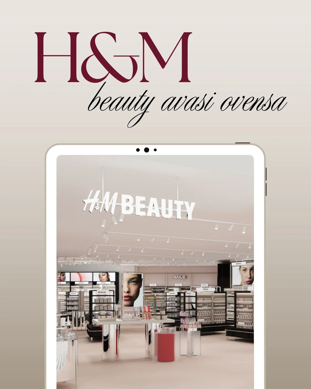 H&amp;M laajensi kauneudenhoitokonseptiaan Suomessa avaamalla uuden Beauty-lippulaivan Helsinkiin. Avajaisp&auml;iv&auml; ker&auml;si paljon huomiota somessa ja useat innokkaimmat jonottivatkin jo tunteja ennen ovien avaamista. Uudistuneet kosmetiikk
