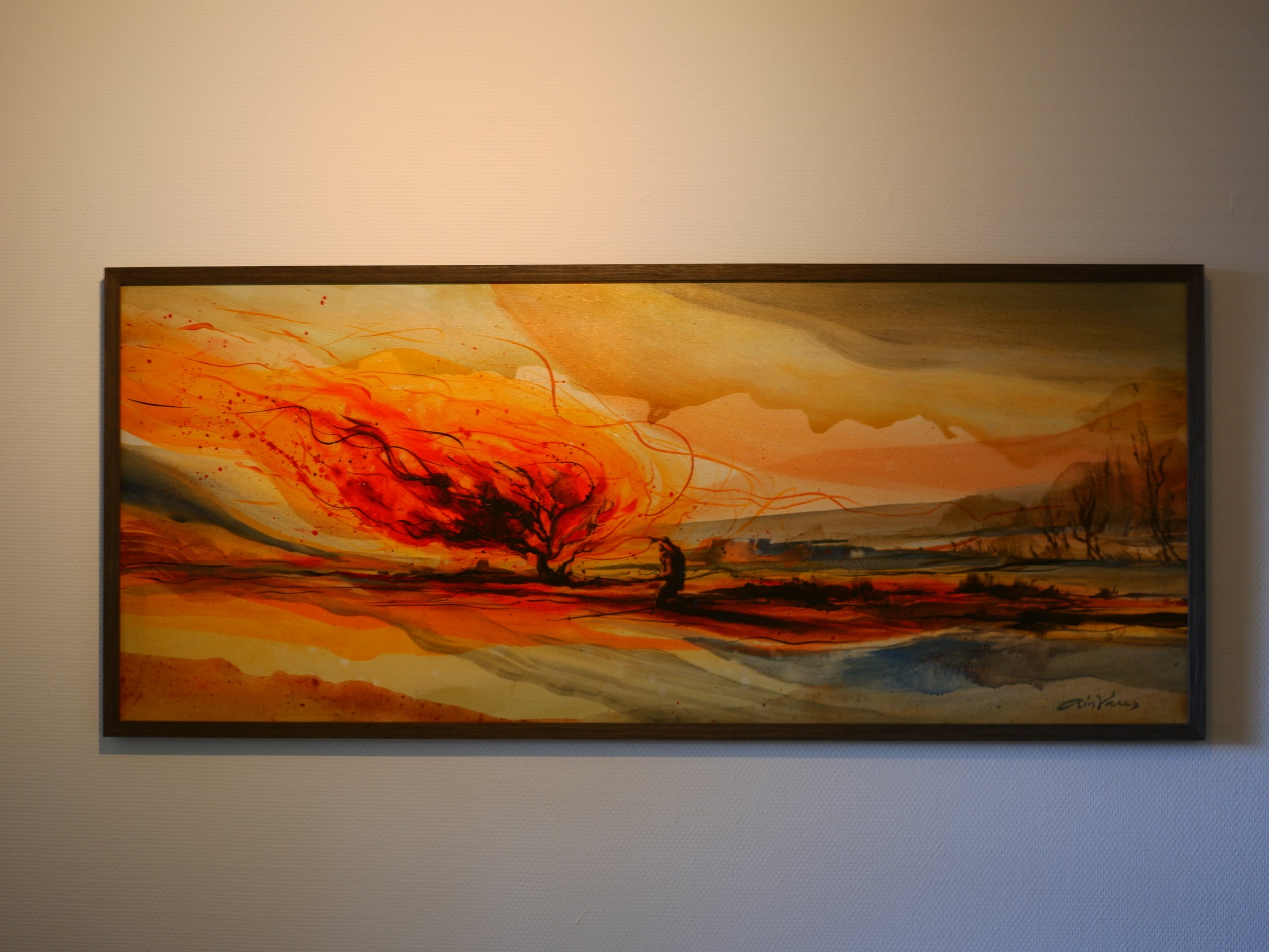 Moses og den brændende busk. 