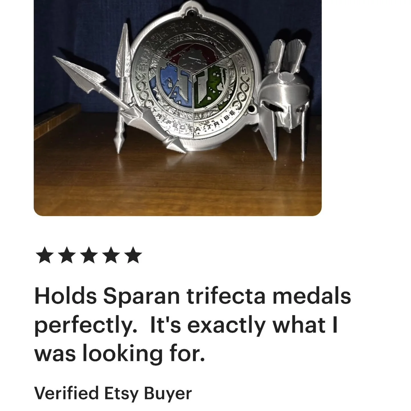 Available on our Etsy shop. https://designhunter3d.etsy.com. check out the listing on Etsy https://designhunter3d.etsy.com/listing/1878523502 #trifectatribe #spartanrace #spearthrow #dohardshit #designhunter3d #spartantrifectaweekend