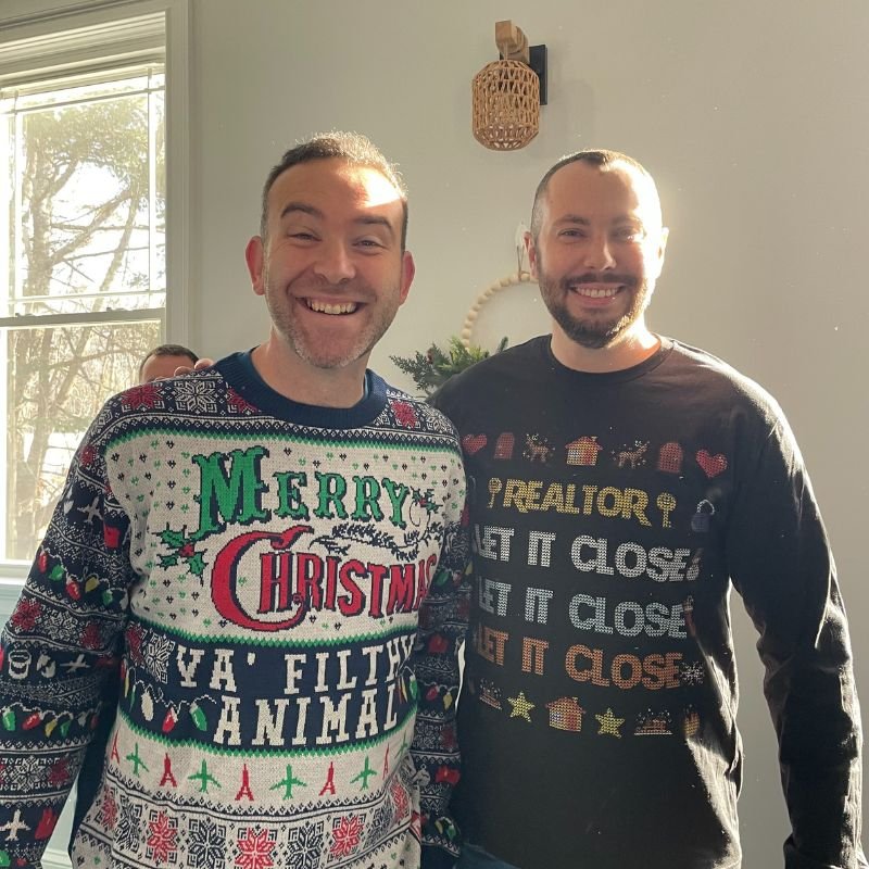 Ugly Christmas sweater run at Shores Church, Wells Maine