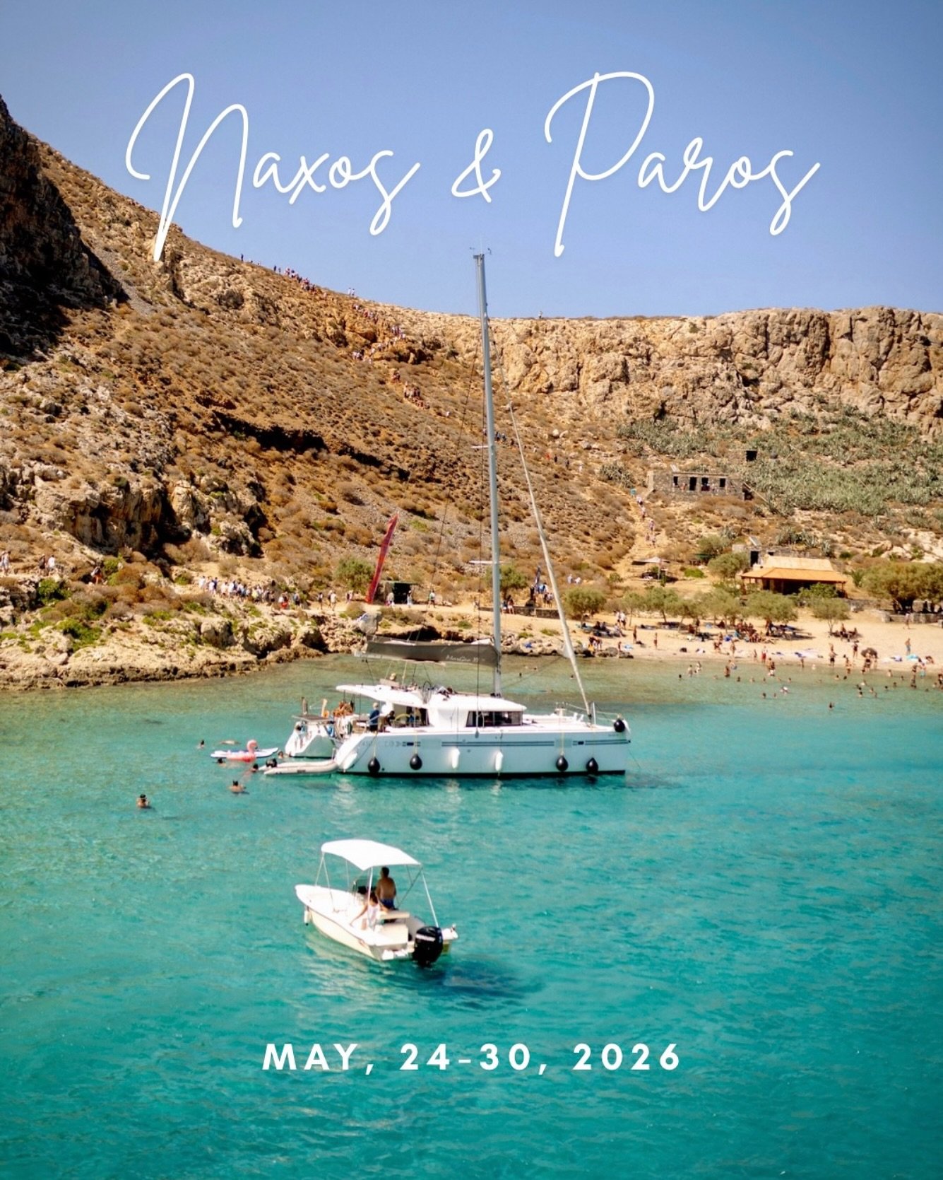 We&rsquo;re officially heading back to Greece! 🇬🇷 WOW, our Naxos &amp; Paros itinerary went live this morning, and already there&rsquo;s only 13 spots left. 🤯 We&rsquo;re ecstatic to explore these beautiful islands with you! Check out the full iti