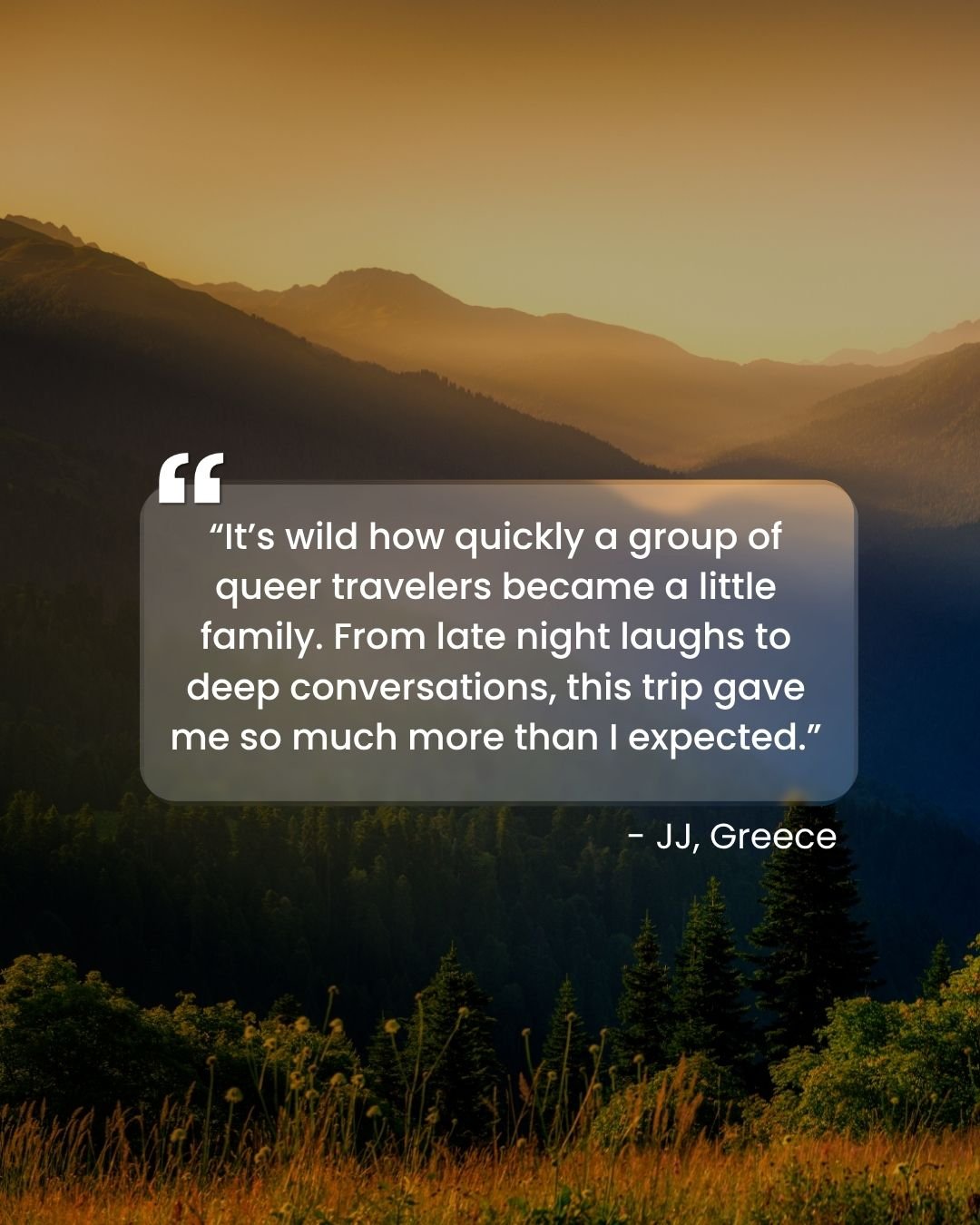 We always ask our travelers what stood out most about their trip... Here&rsquo;s what we often hear. 🥹

#realmoments #sidequeststravel #gaytravel #grouptravel #grouptrip #gaygrouptrip