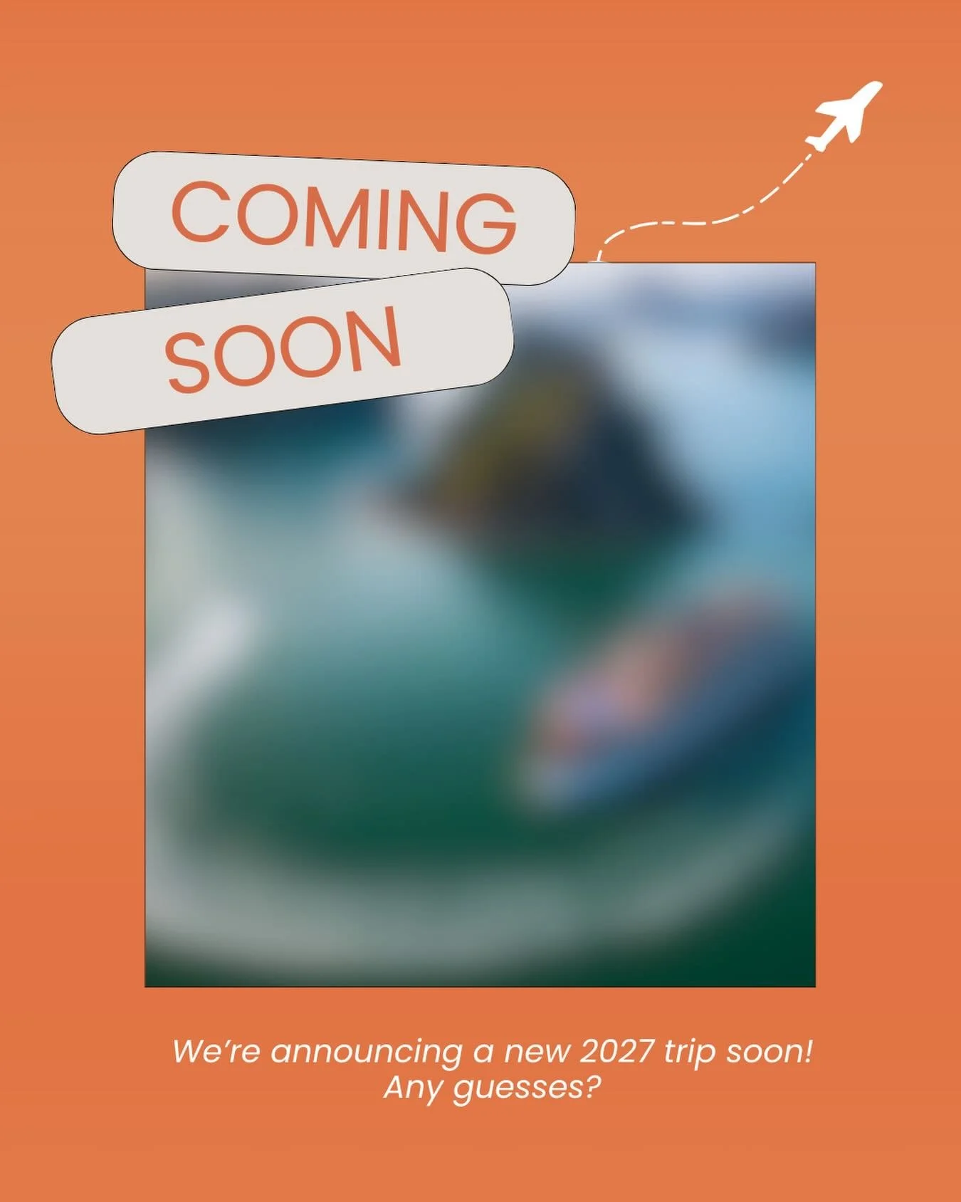 We have a brand new adventure coming&hellip;👀

Where do you think we&rsquo;re headed? ⬇️