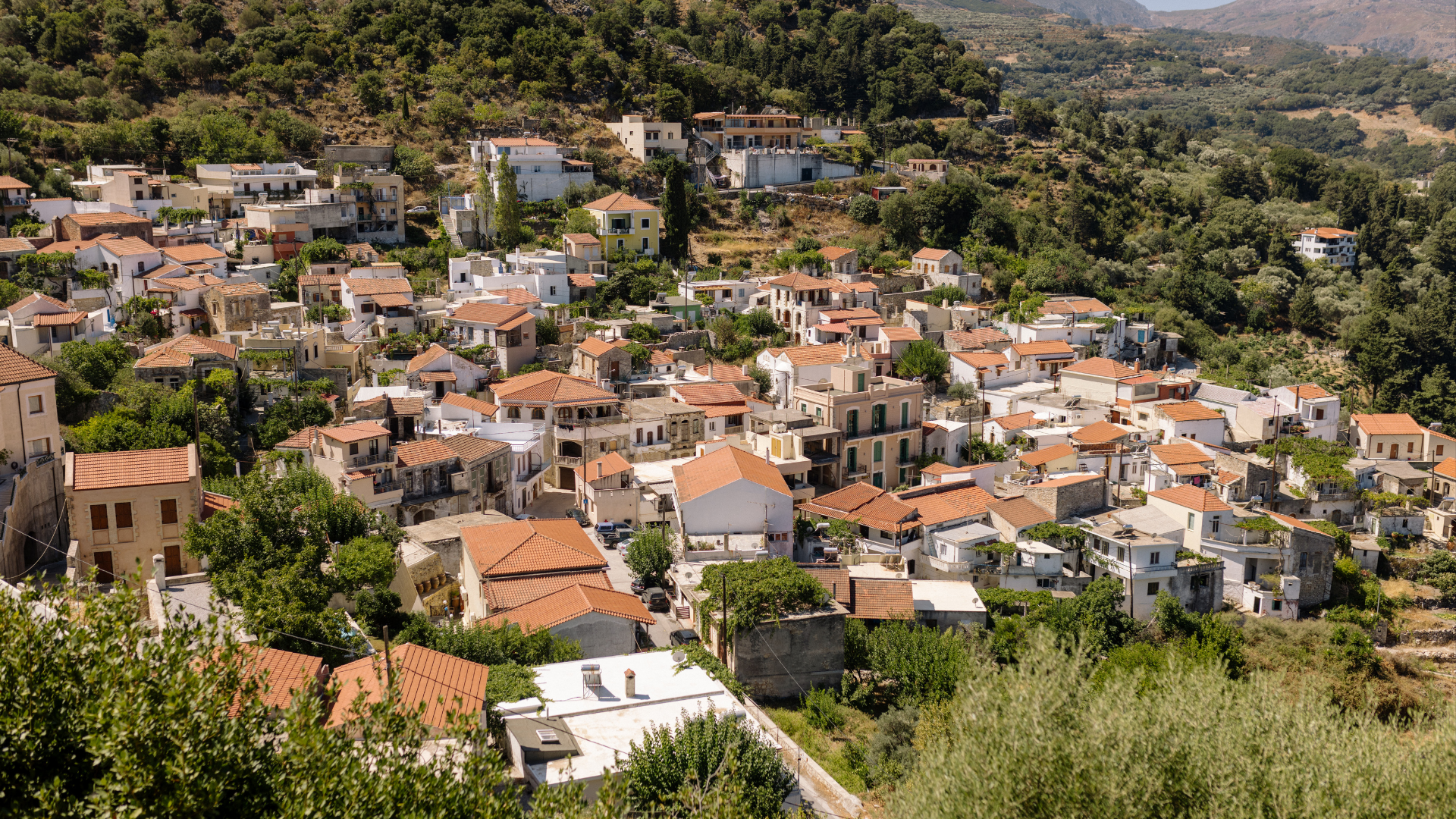 A rural Albanian village