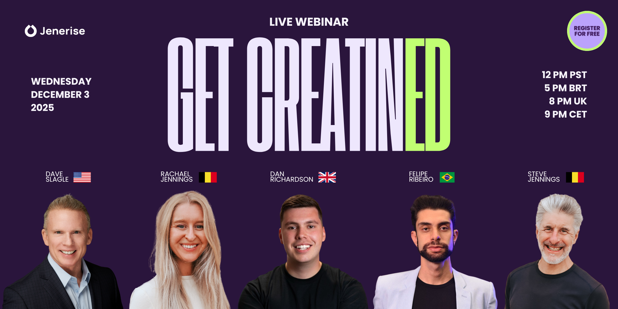 Jenerise Announces First Global Creatine Education Webinar