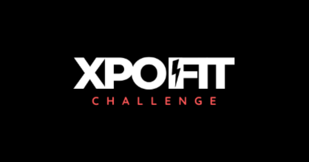 Logo for XPLOIT Challenge with bold white text and a lightning bolt symbol in the letter 'I', with the word 'CHALLENGE' in red below.