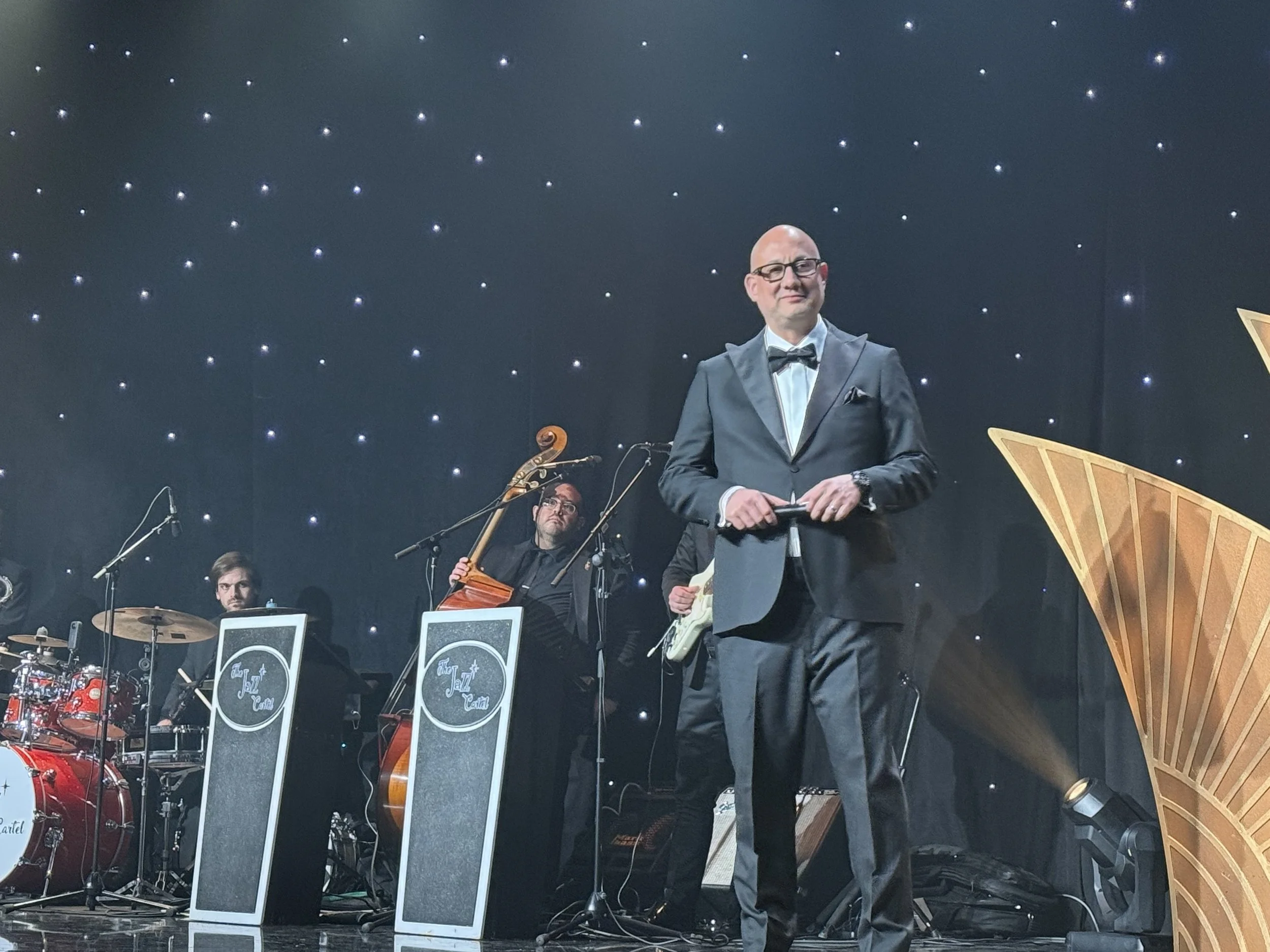 Luis performs at The Beverly Hilton in Los Angeles, Dec 2025.