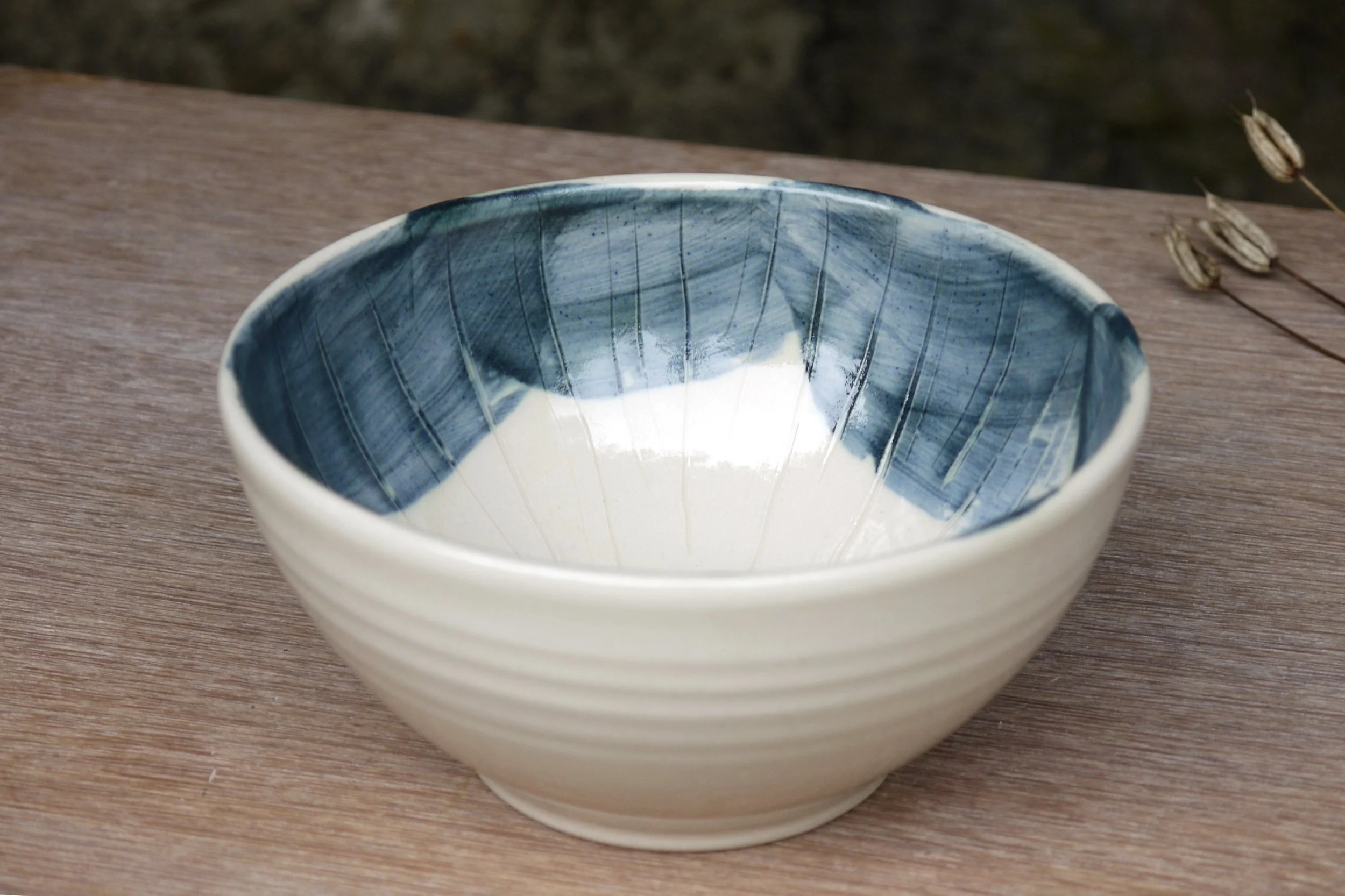 Bridget Timoney handmade stoneware small salad bowl 2a.JPG