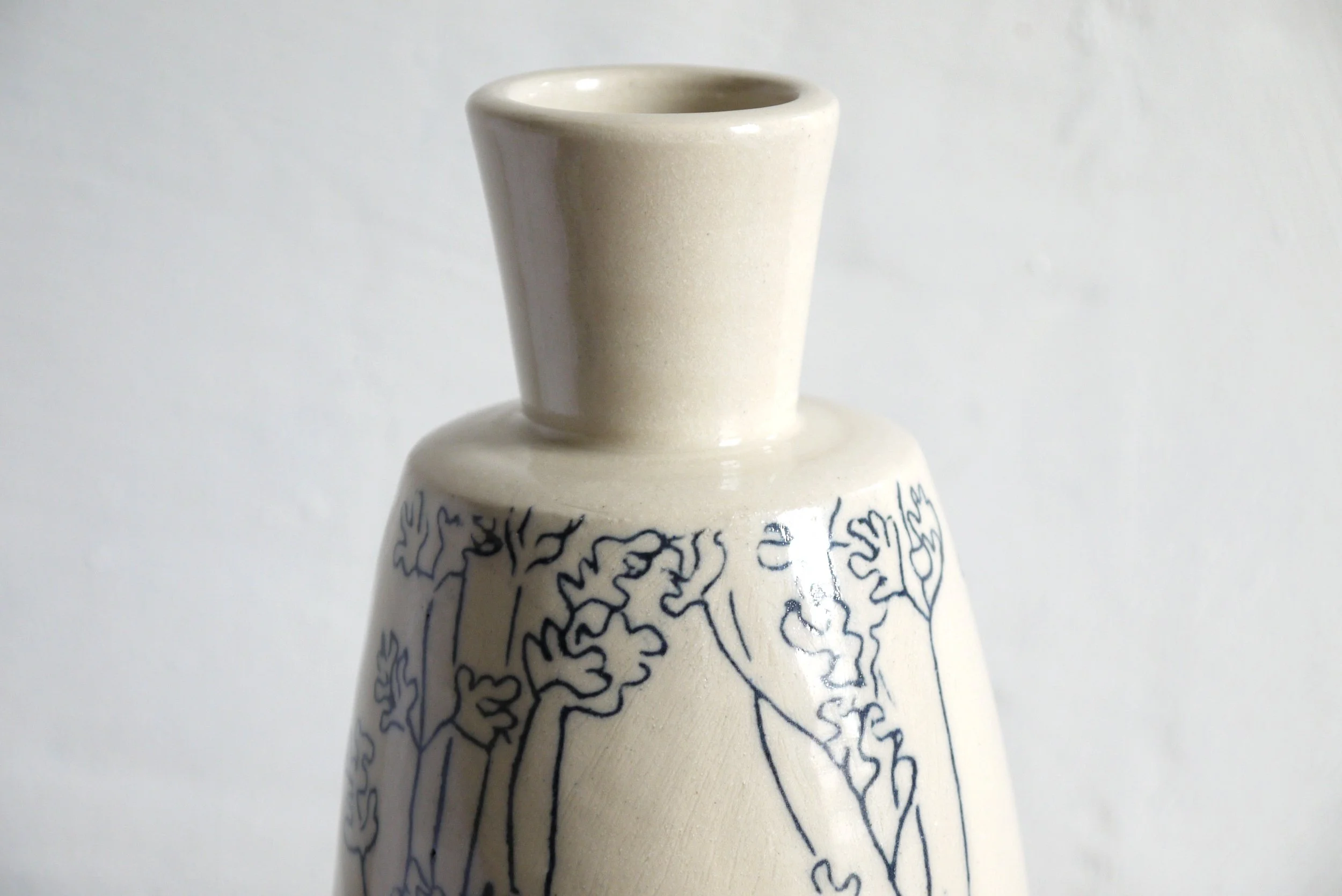 Bridget Timoney willow vegetable vase carrots h.JPG