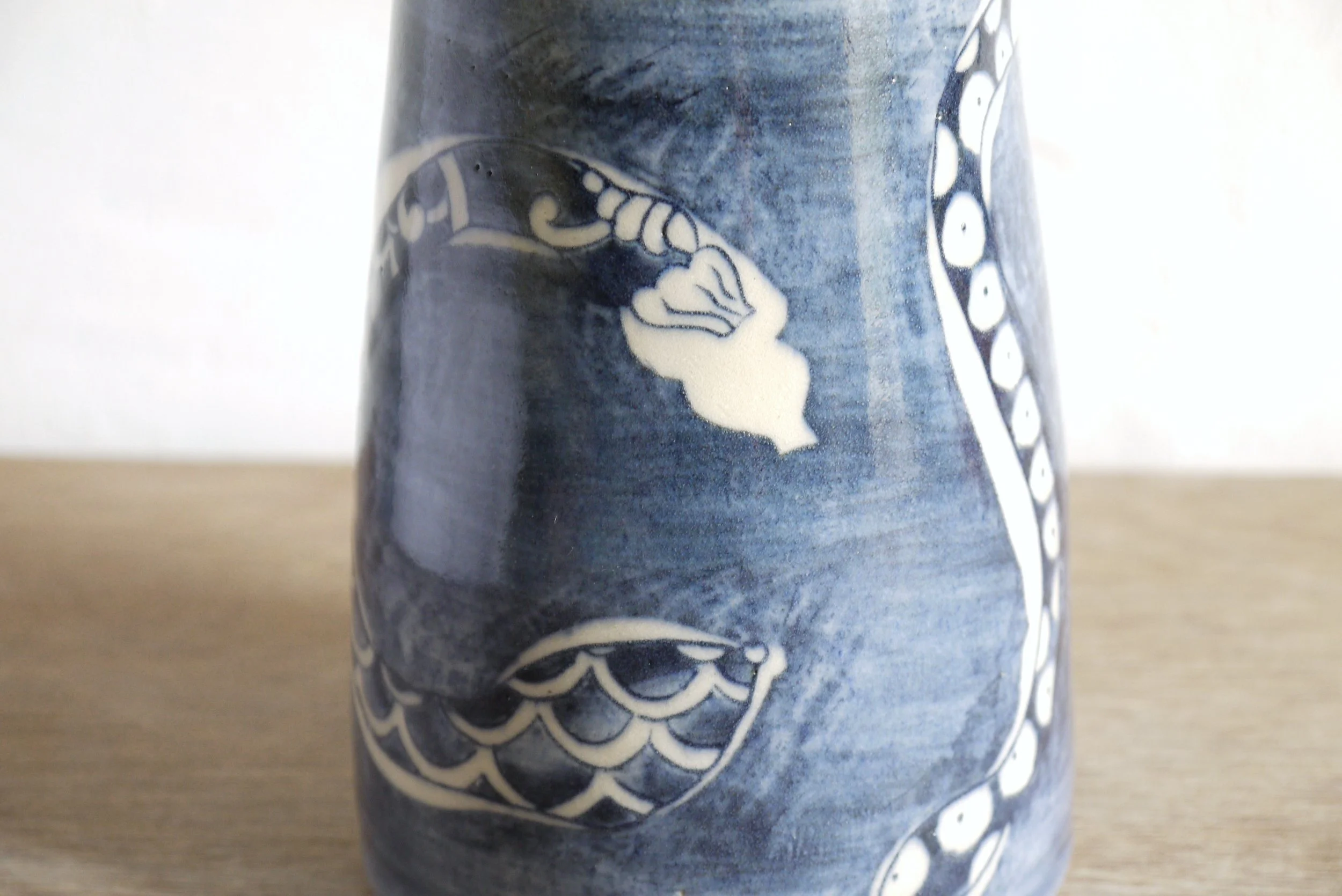 Bridget Timoney willow vegetable vase courgettes g.JPG