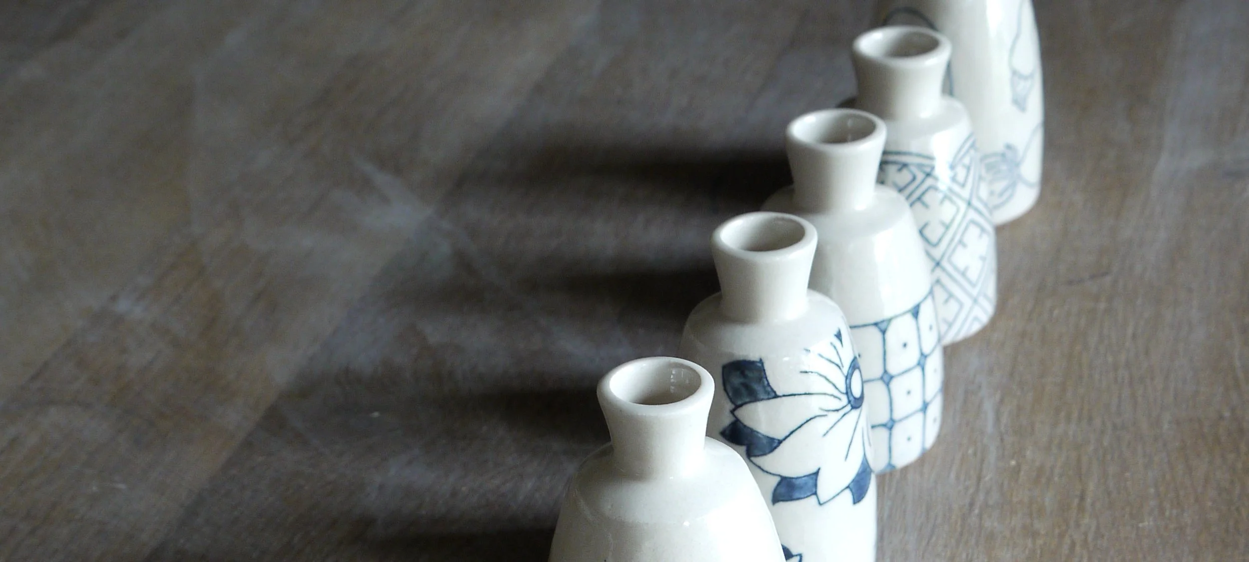 Willow Vegetable Collection small vases.JPG