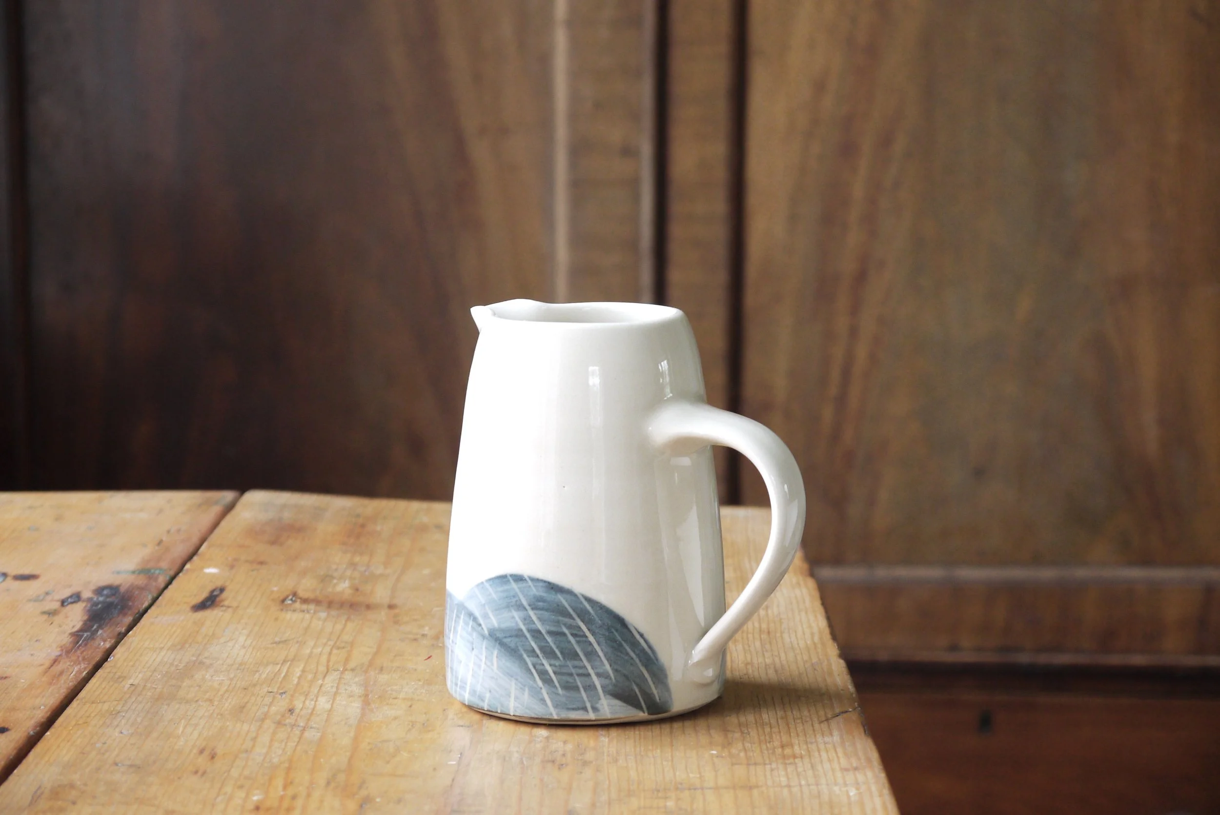 Bridget Timoney blue and white ceramic pint jug 1a.JPG