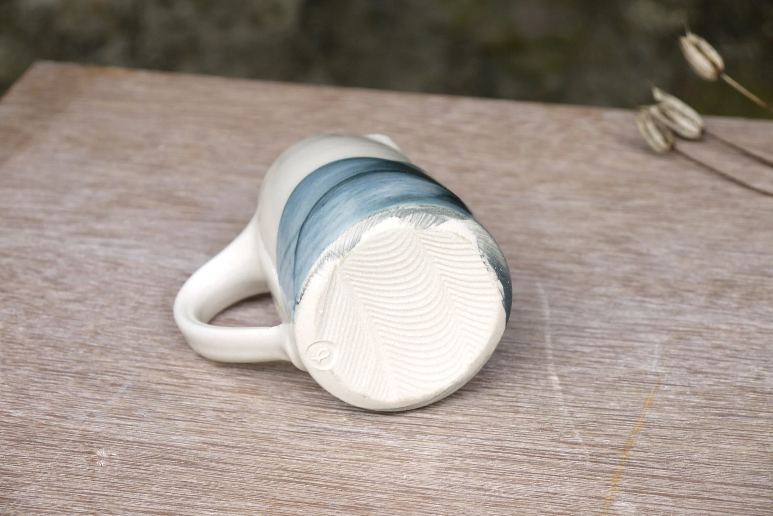 Bridget Timoney handade stoneware fields creamer jug.JPG