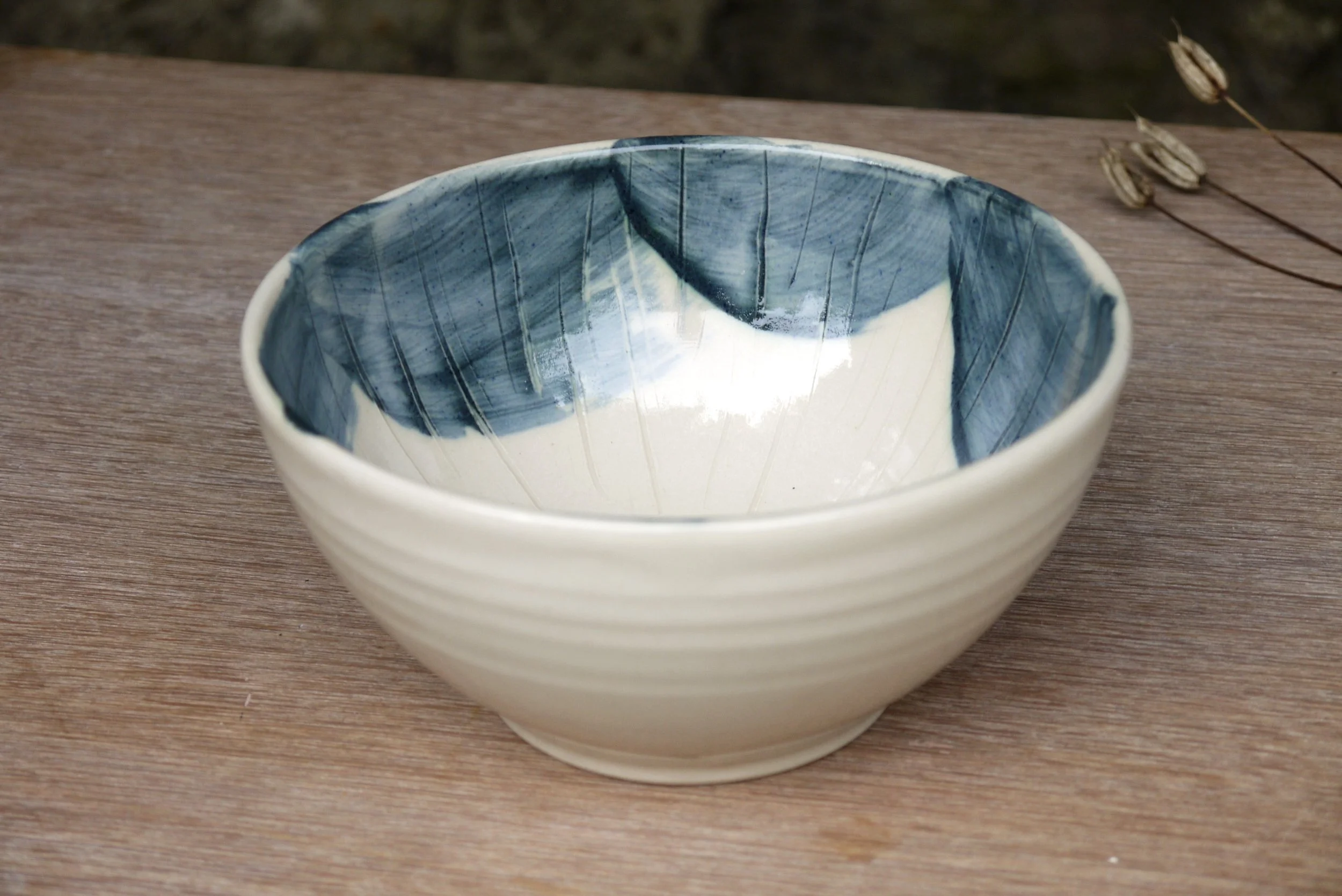 Bridget Timoney handmade stoneware small salad bowl 2b.JPG