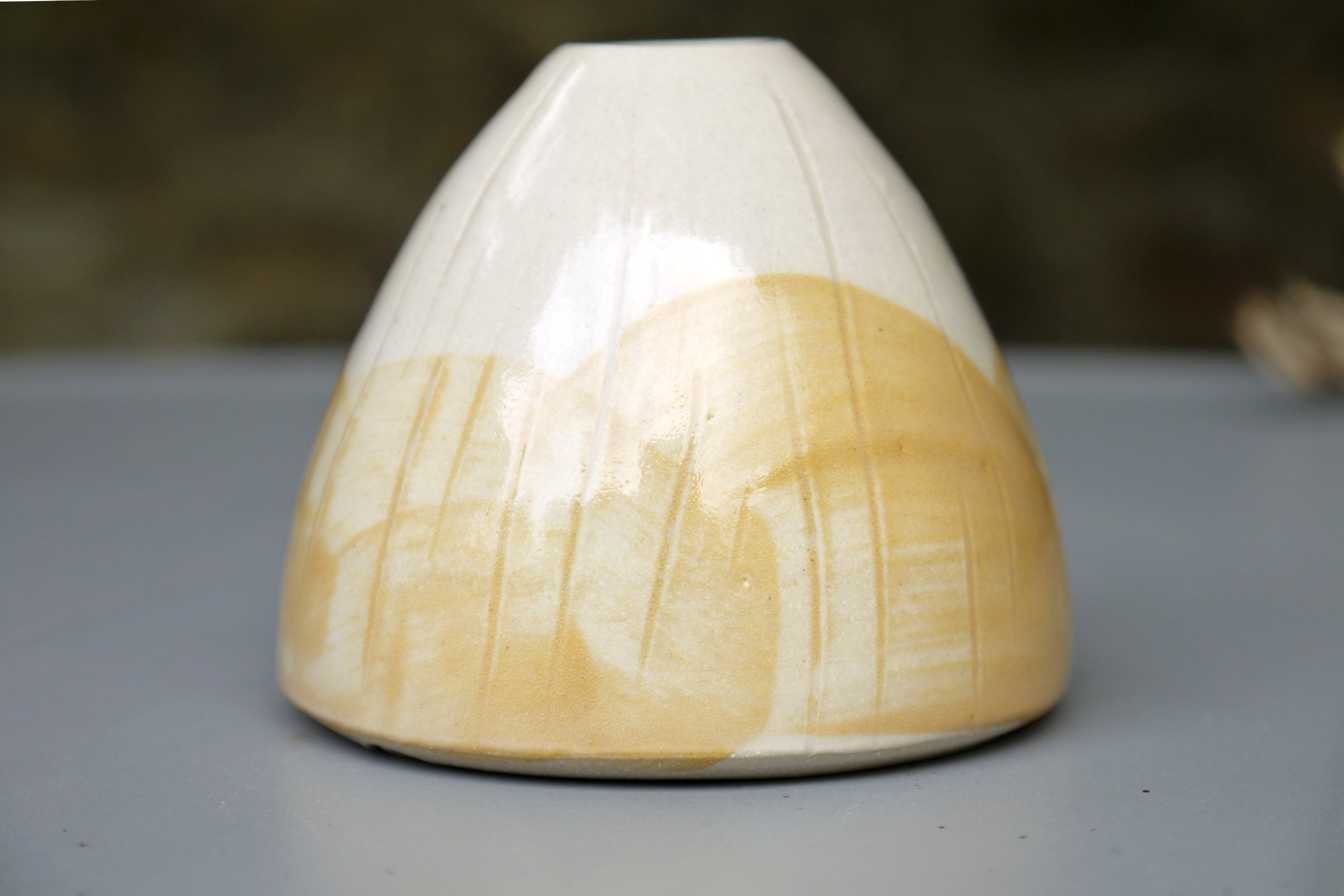 Bridget Timoney handmade yellow posy vase 1d.JPG