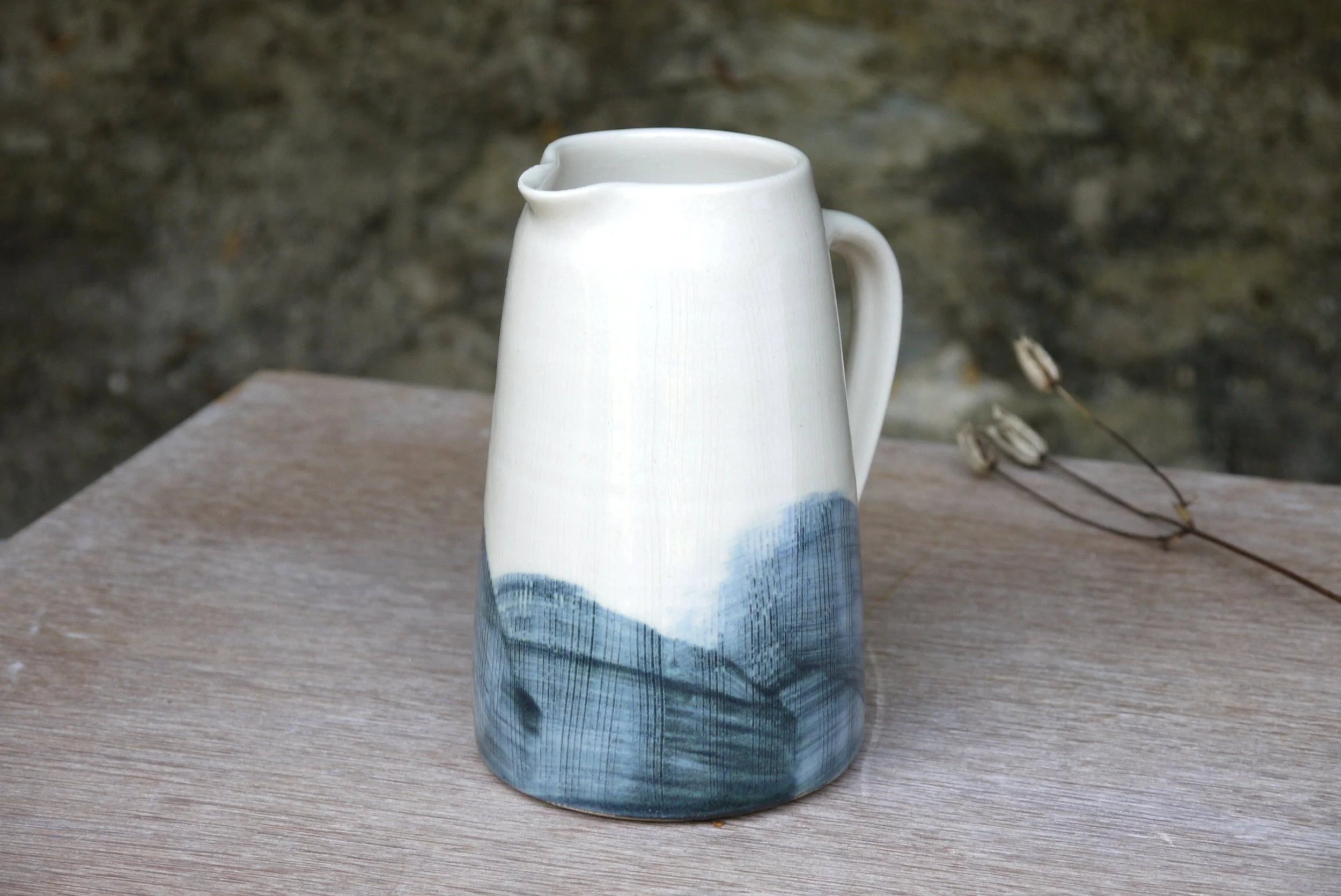 Bridget Timoney handmade pottery pint jug 2b.JPG