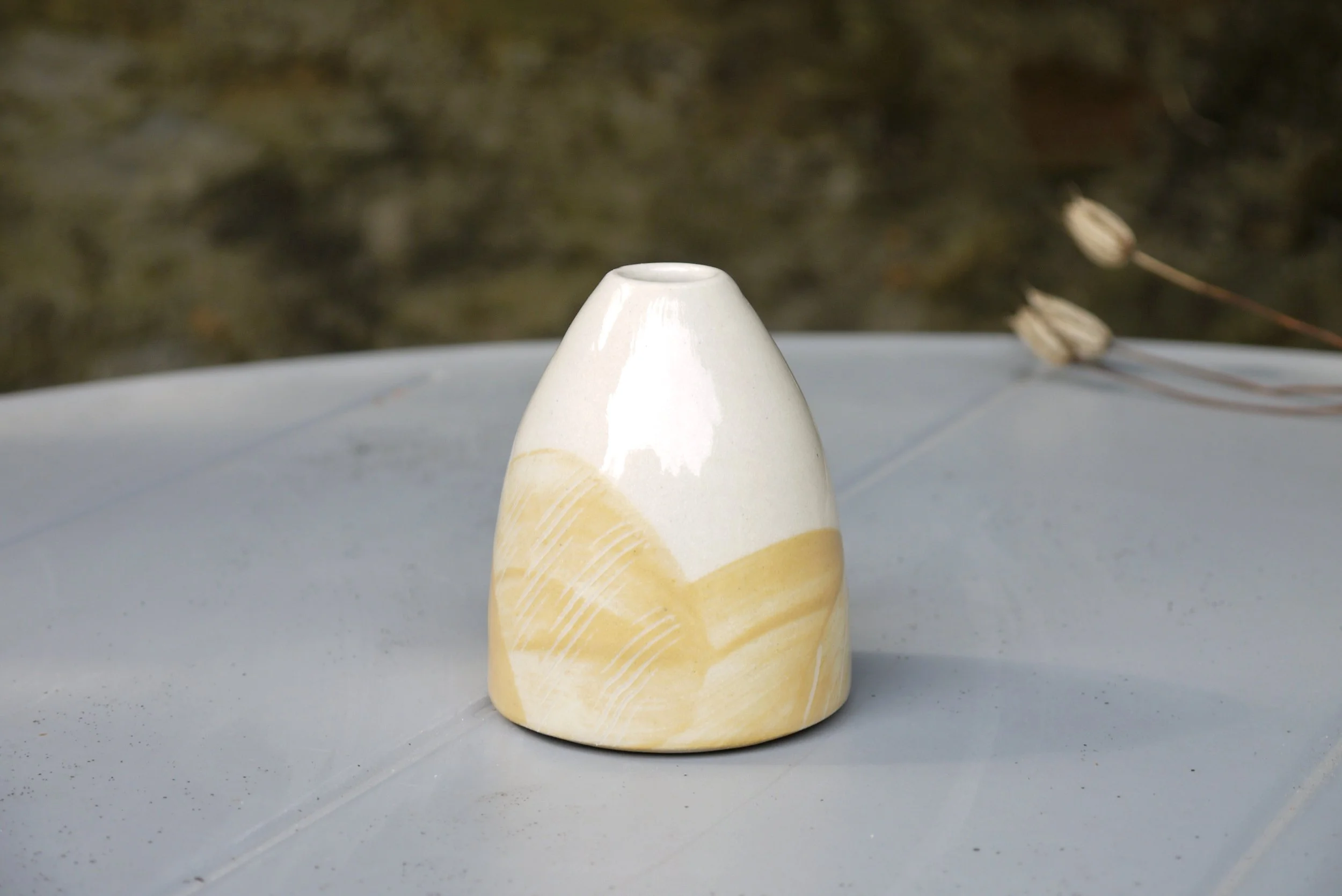 Bridget Timoney handmade yellow posy vase 4c.JPG