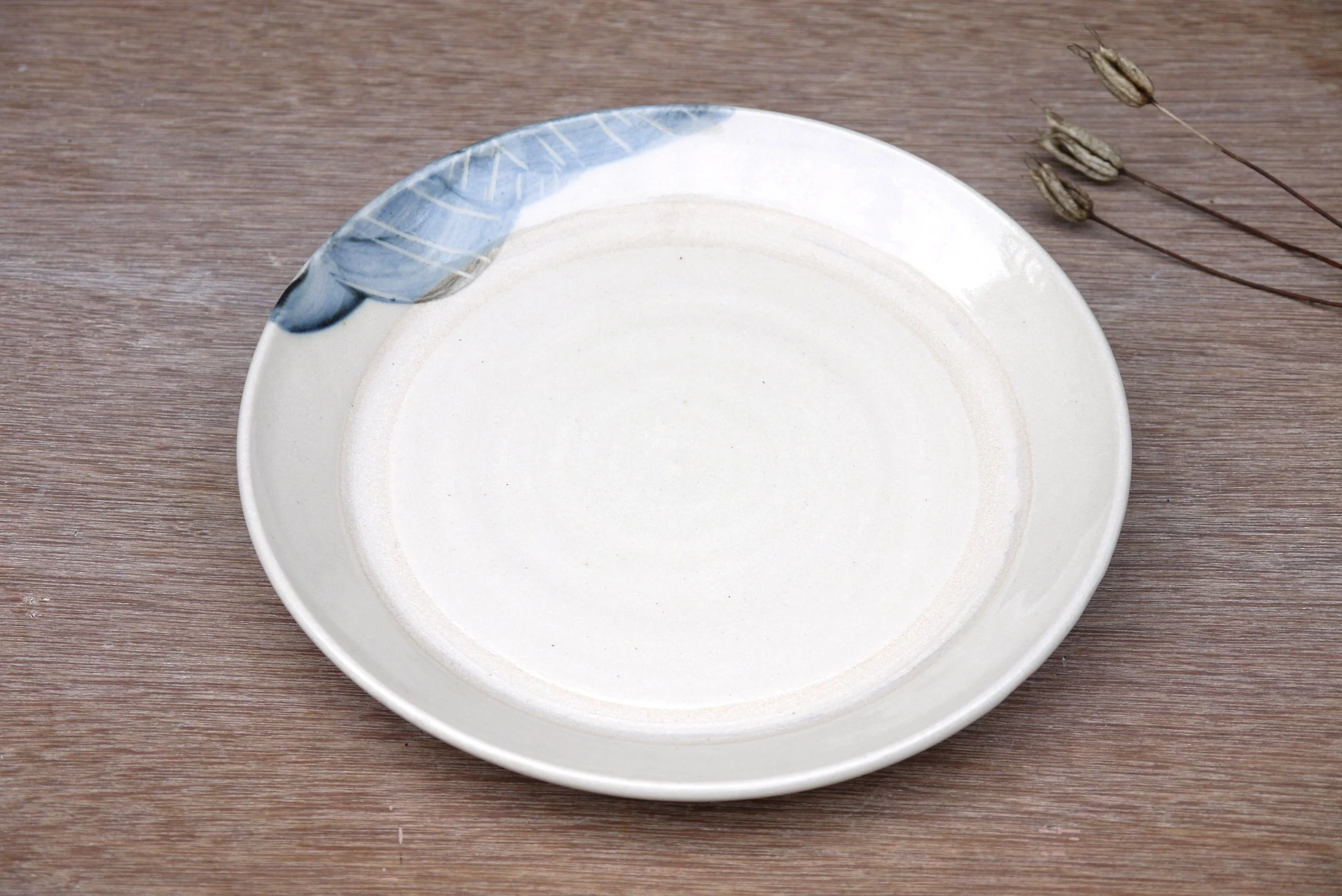 Bridget Timoney handmade stoneware fields butter dish 1f.JPG