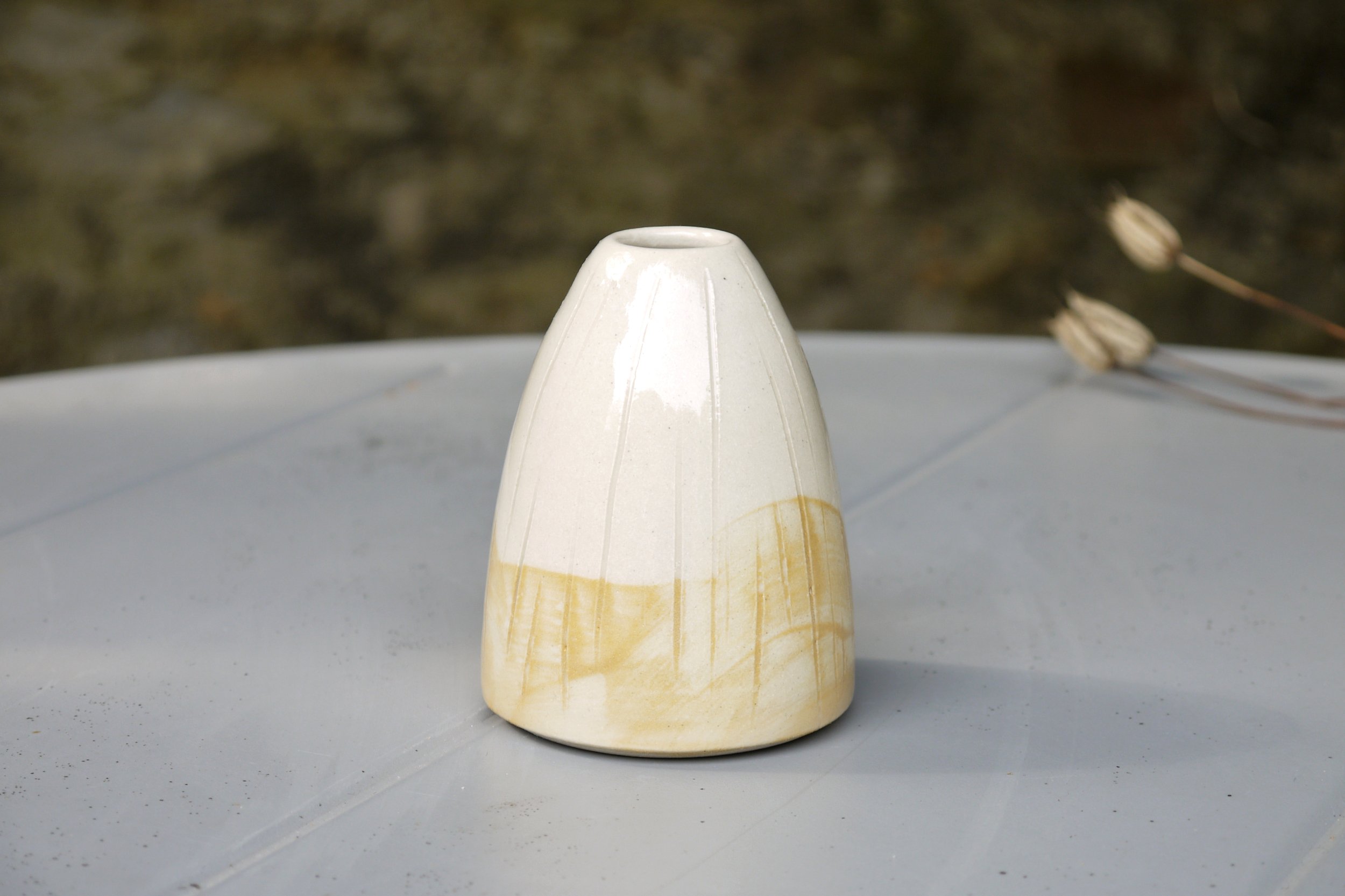 Bridget Timoney handmade yellow posy vase 3c.JPG