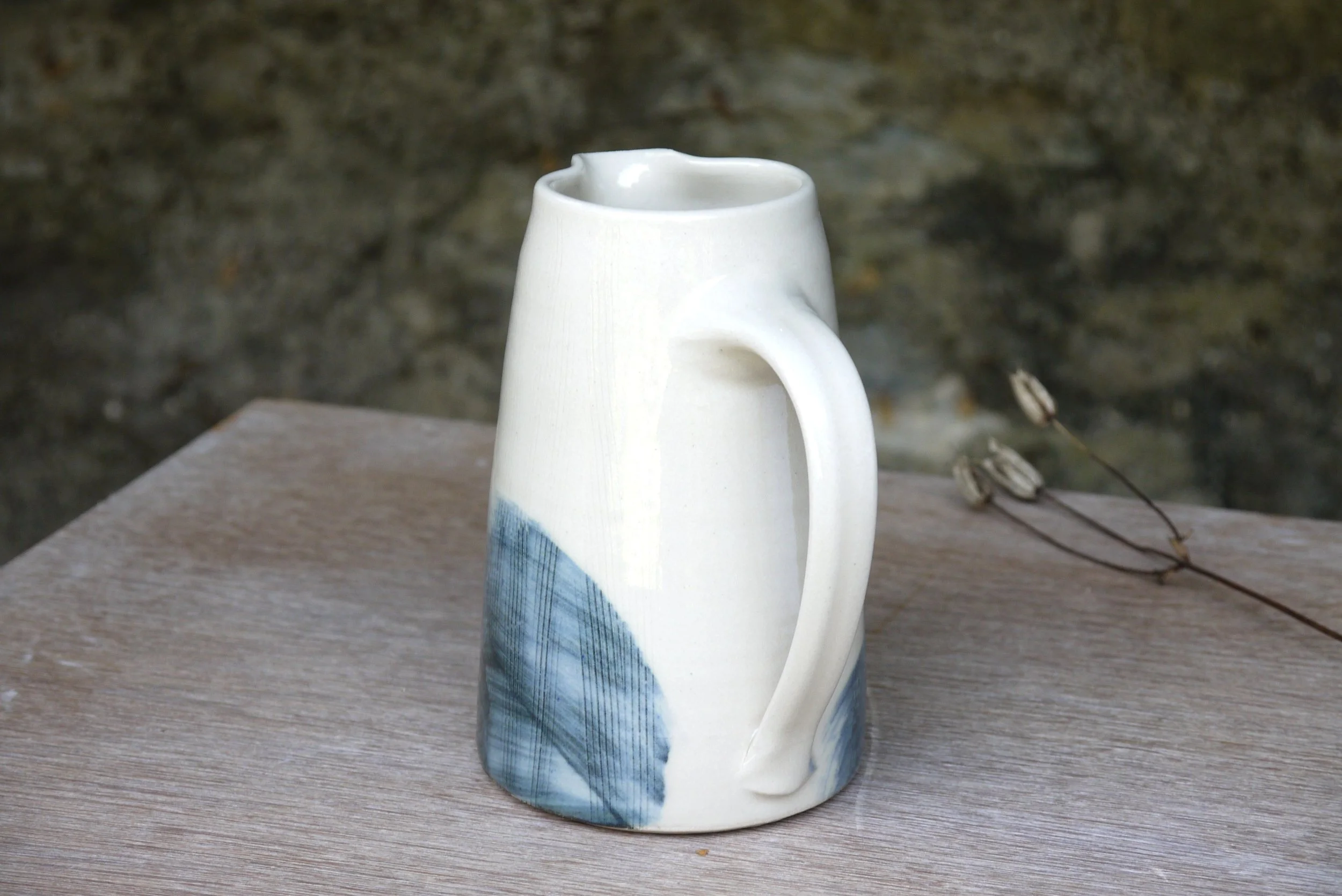 Bridget Timoney handmade pottery pint jug 2a.JPG