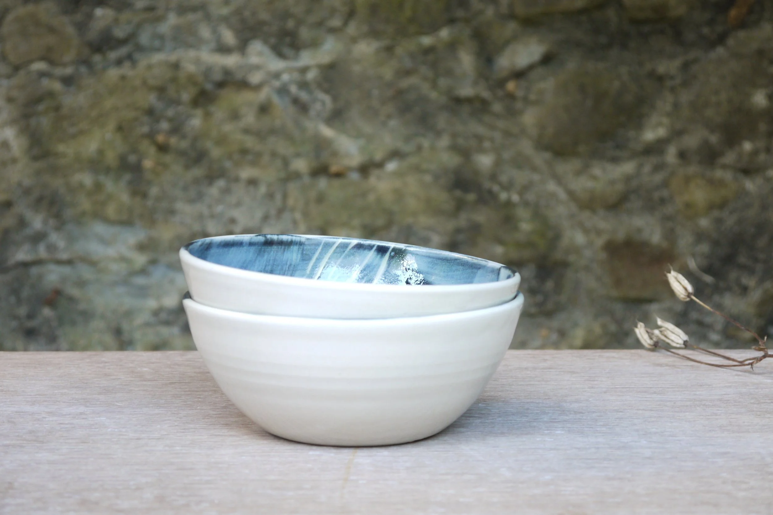 Bridget Timoney handmade pottery set of two breakfast bowls b.JPG