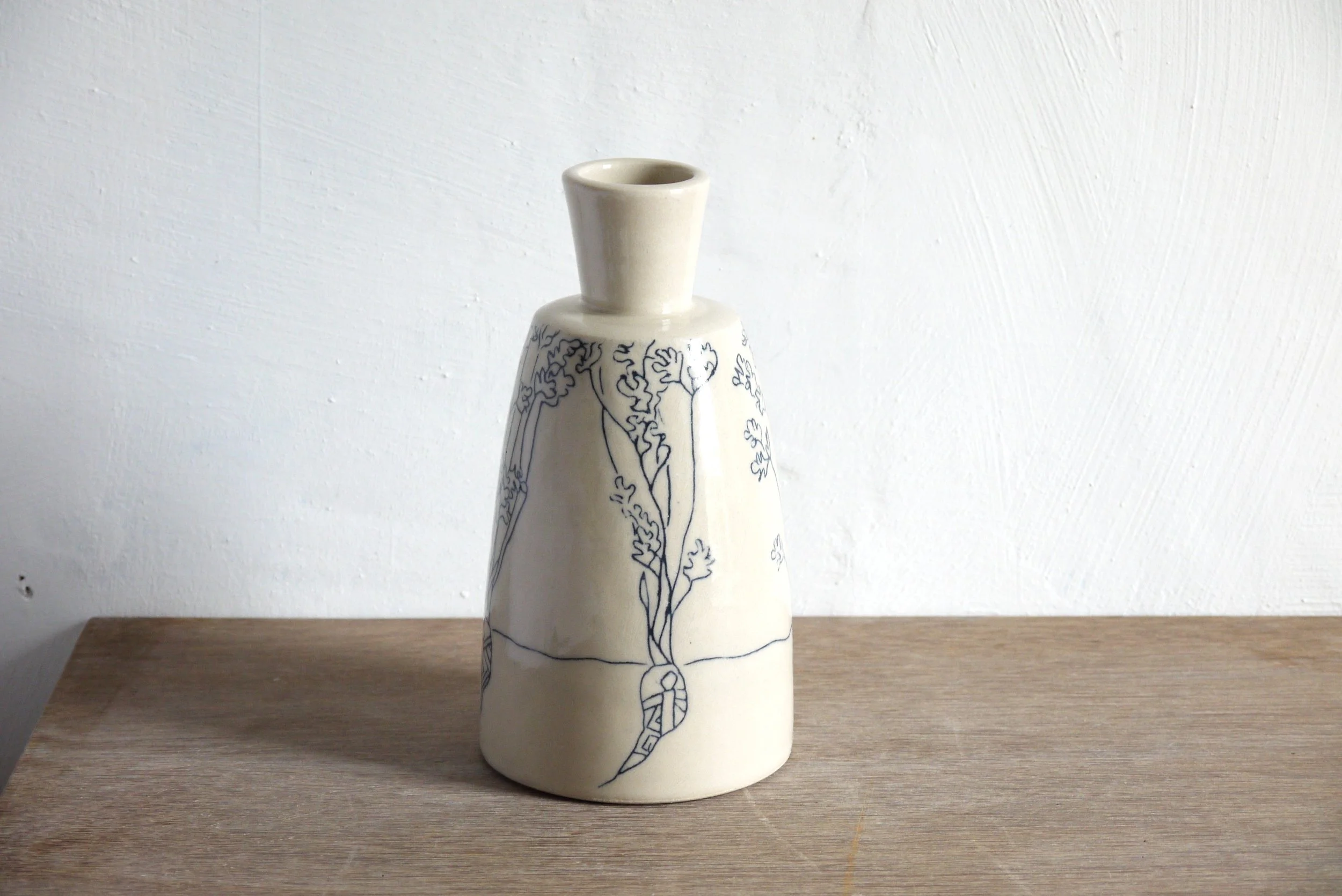 Bridget Timoney willow vegetable vase carrots c.JPG