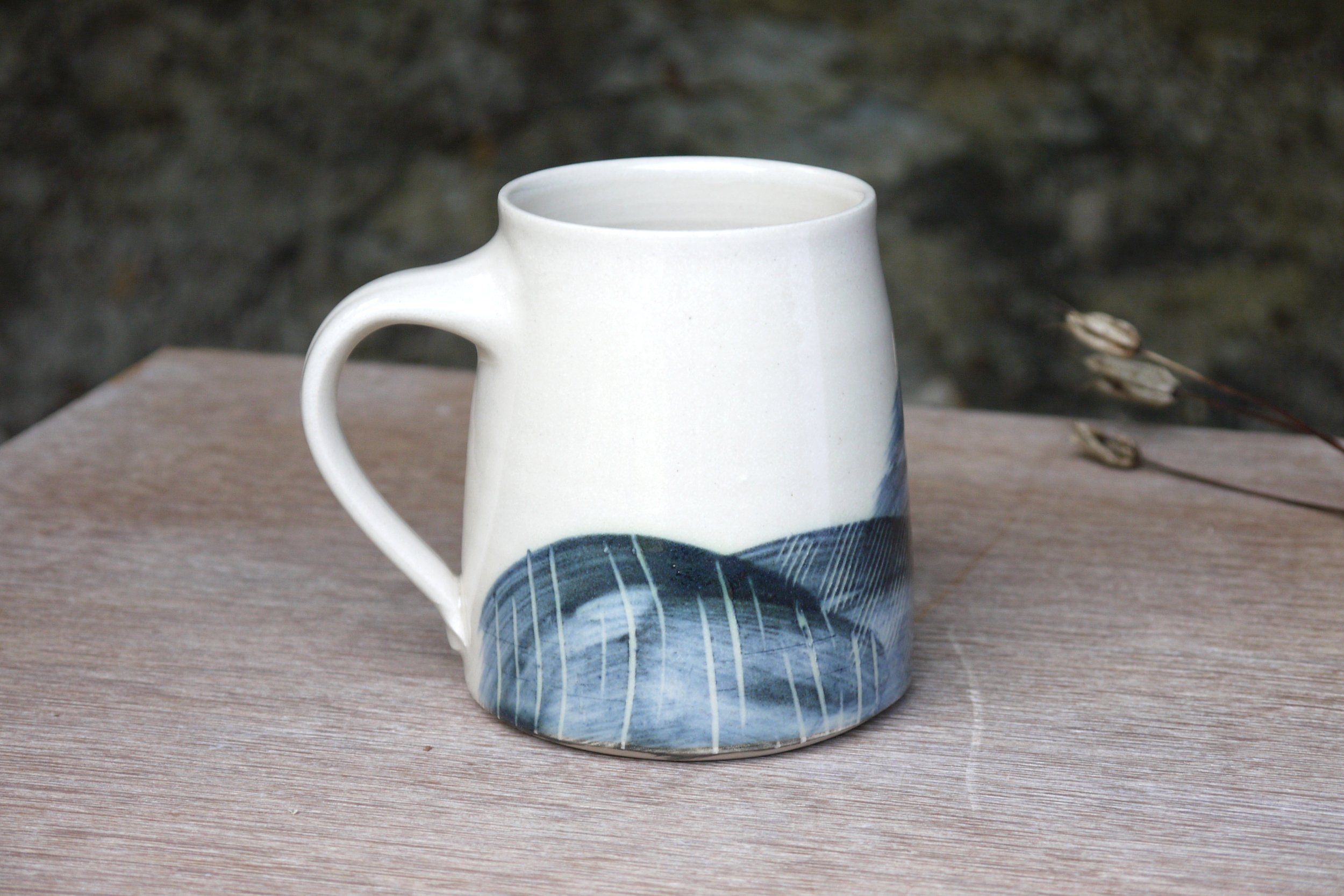 Bridget Timoney handmade pottery large tea mug 1c.JPG
