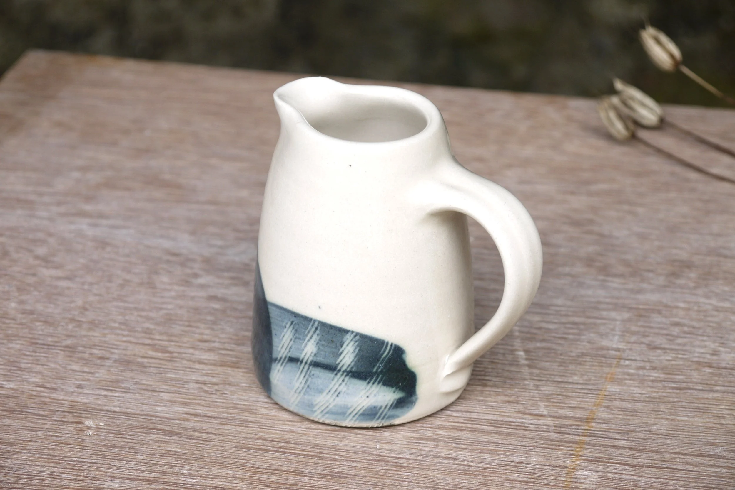 Bridget Timoney handade stoneware fields creamer jug 2a.JPG