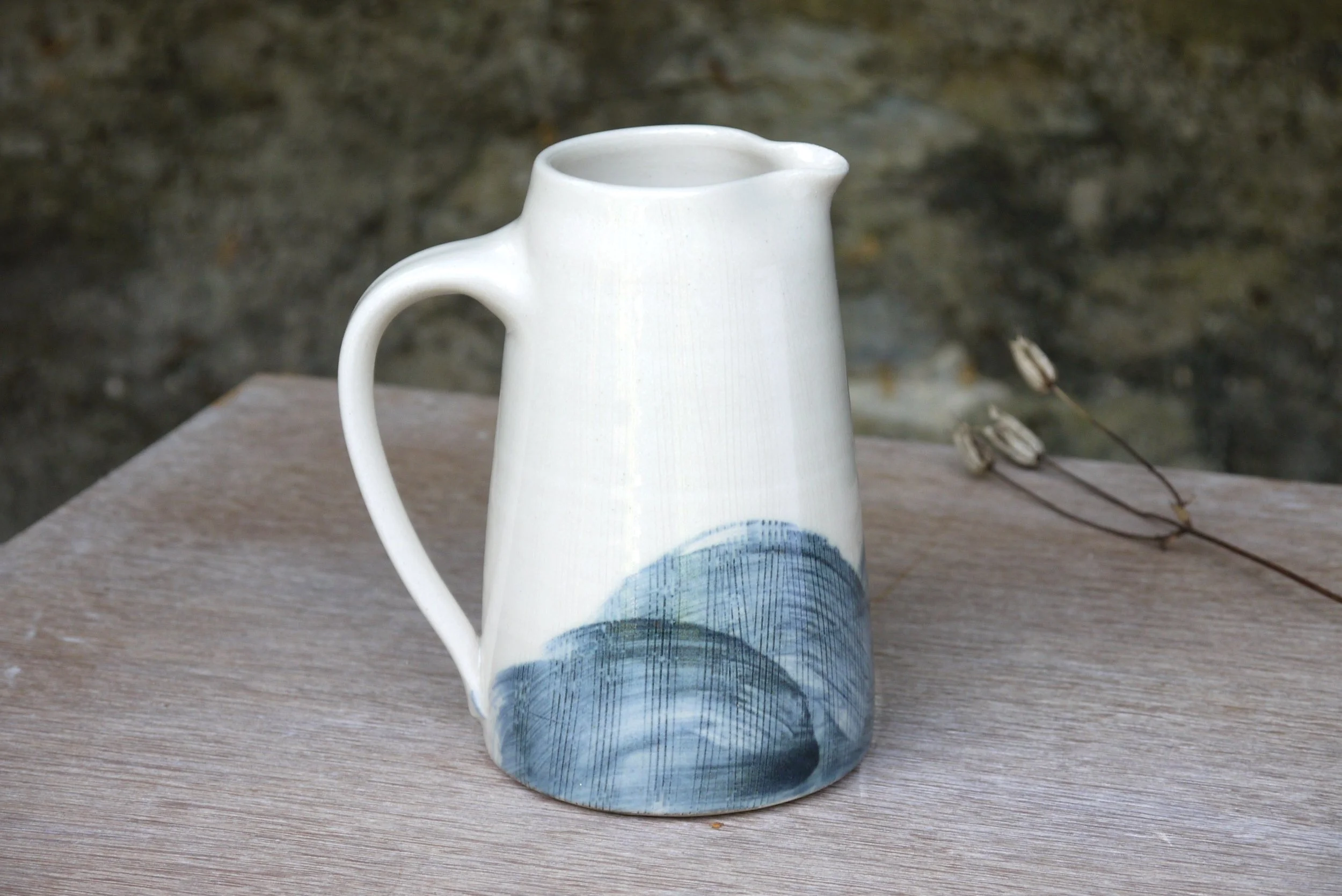 Bridget Timoney handmade pottery pint jug 2c.JPG