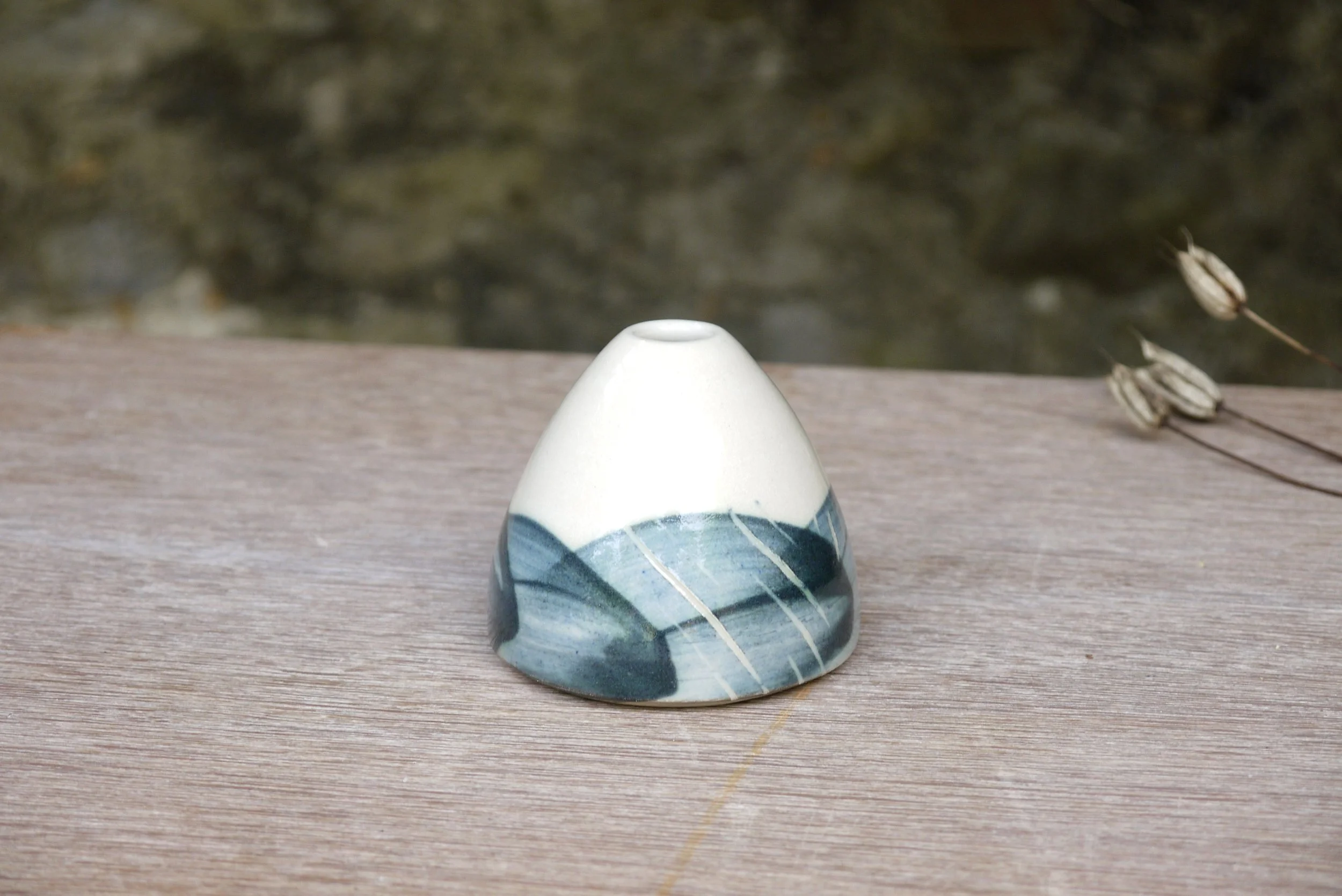 Bridget Timoney handmade ceramic posy vase 2a.JPG